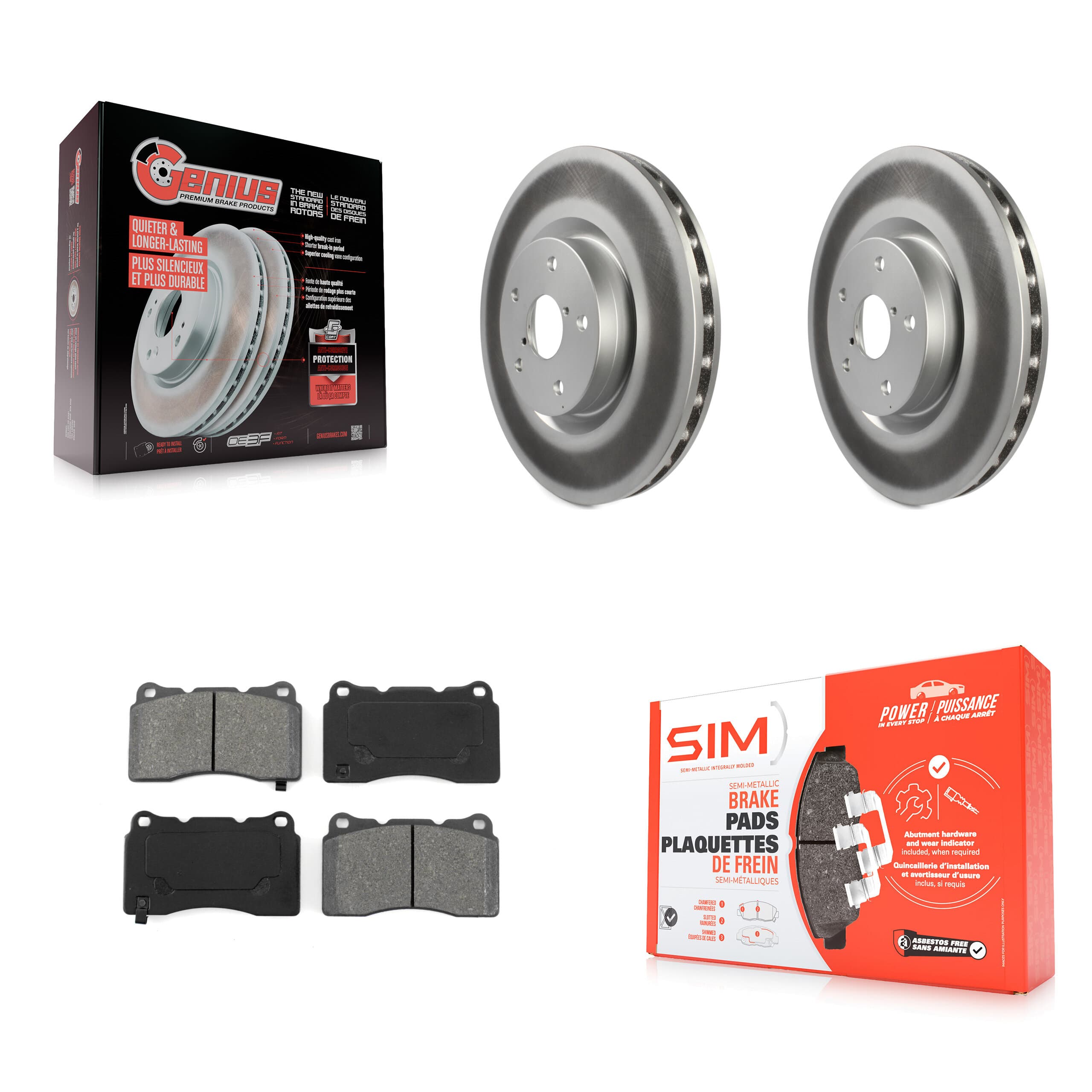 Transit Auto - KGS-100320 - Front Disc Brake Kits image 1