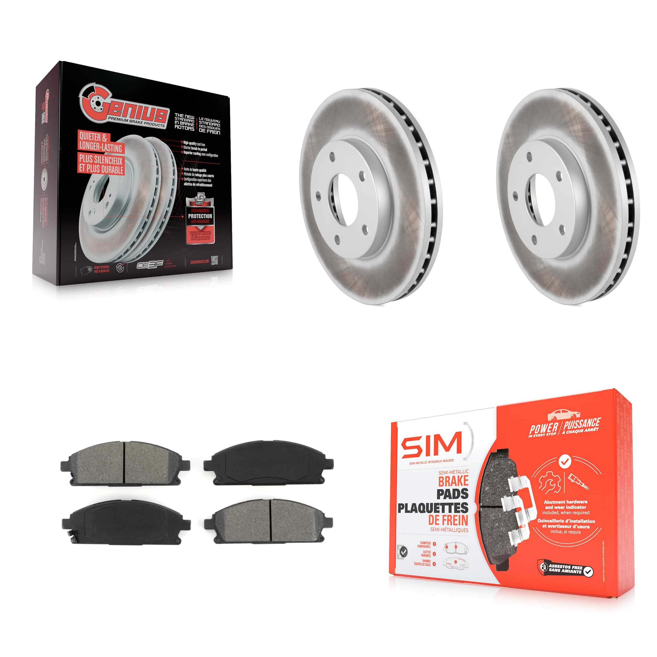 Transit Auto - KGS-100333 - Front Disc Brake Kits image 1