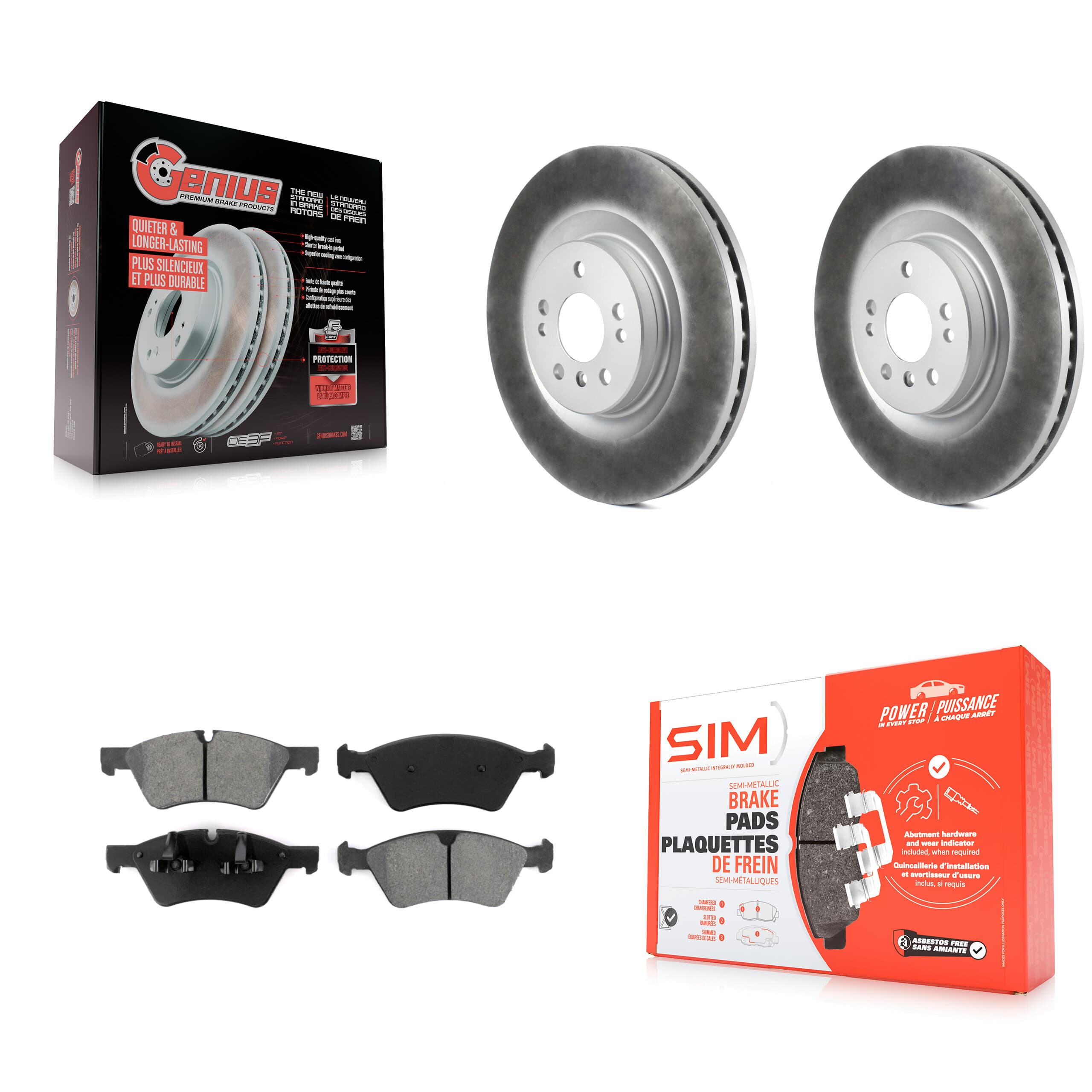Transit Auto - KGS-100338 - Front Disc Brake Kits image 1