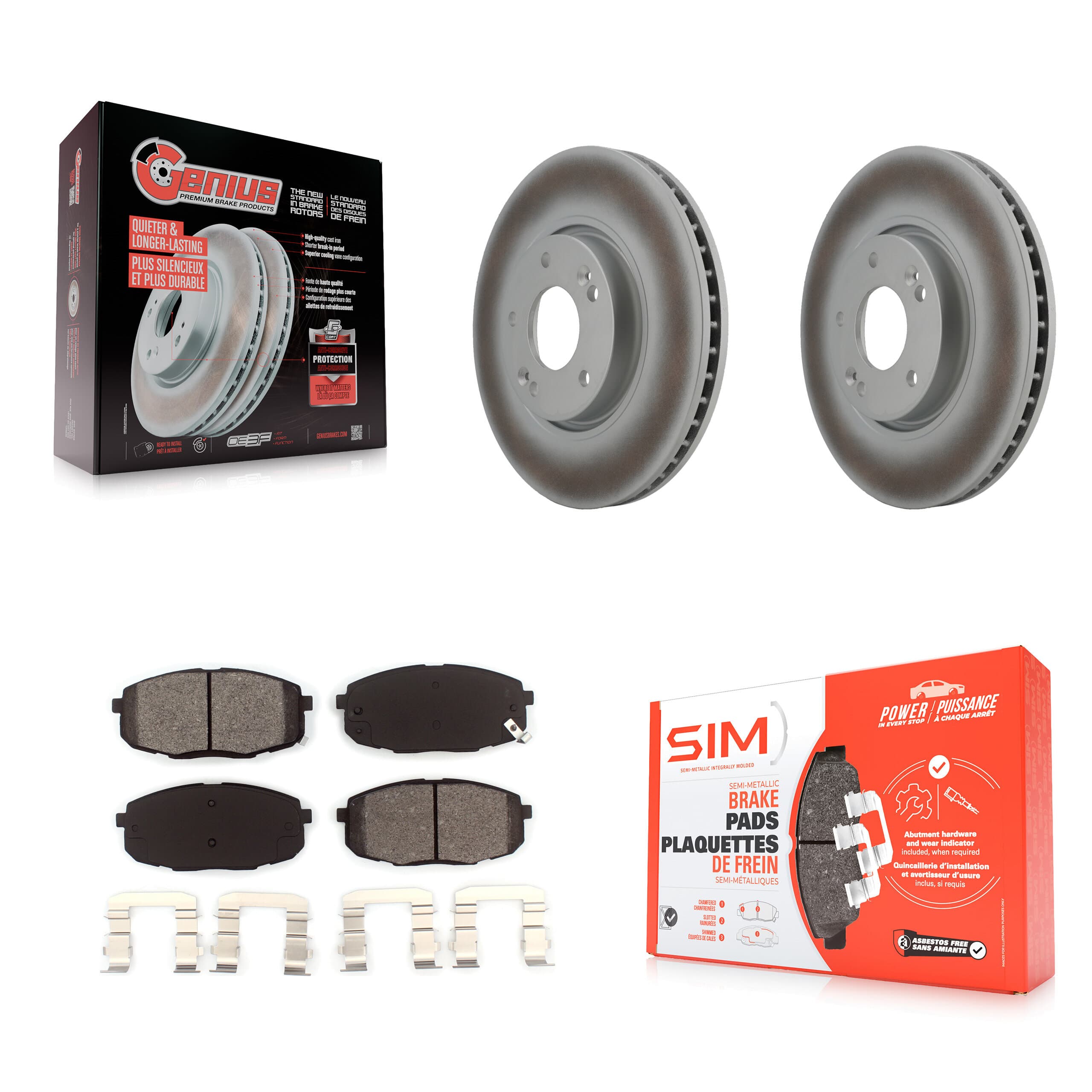 Transit Auto - KGS-100345 - Front Disc Brake Kits image 1