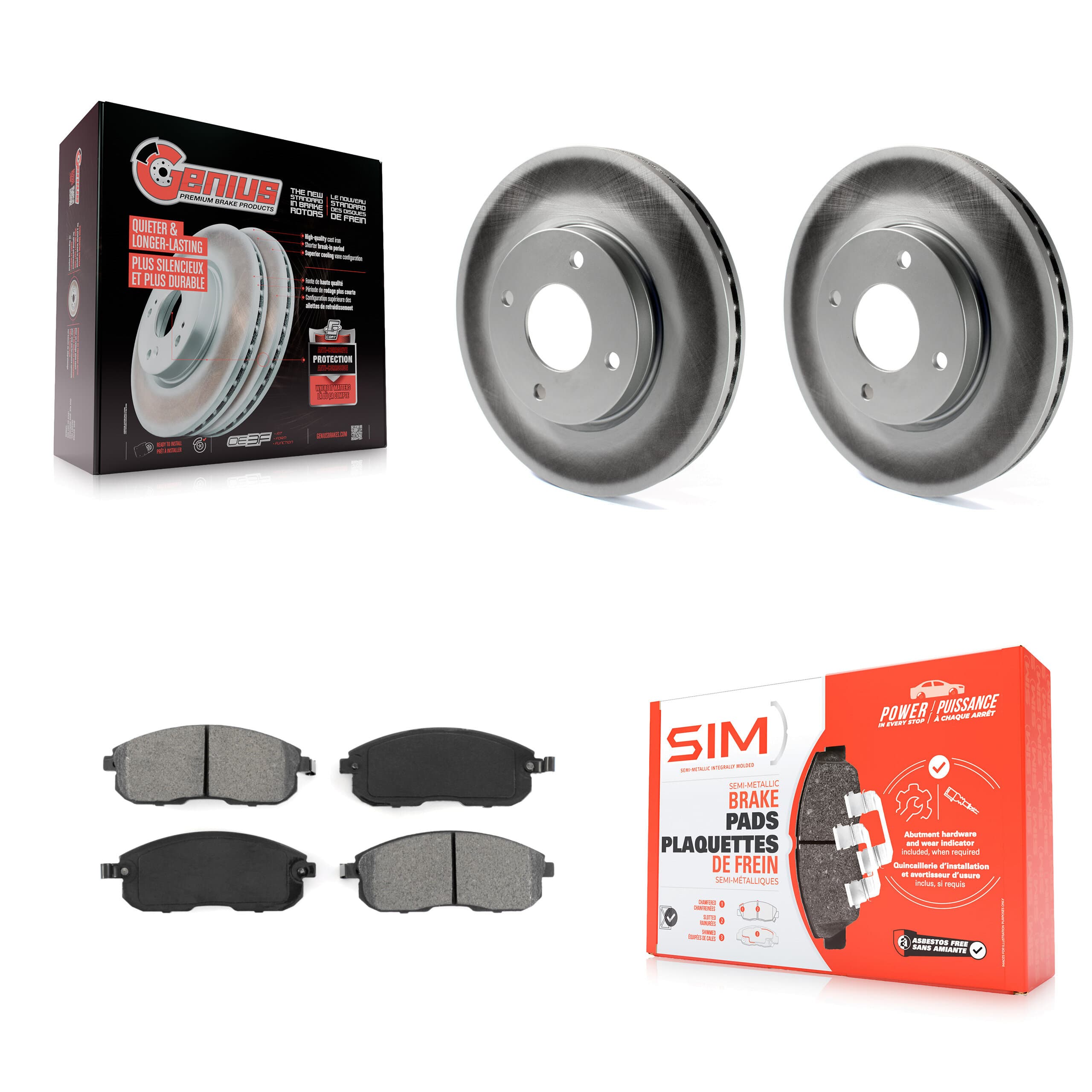 Transit Auto - KGS-100379 - Front Disc Brake Kits image 1