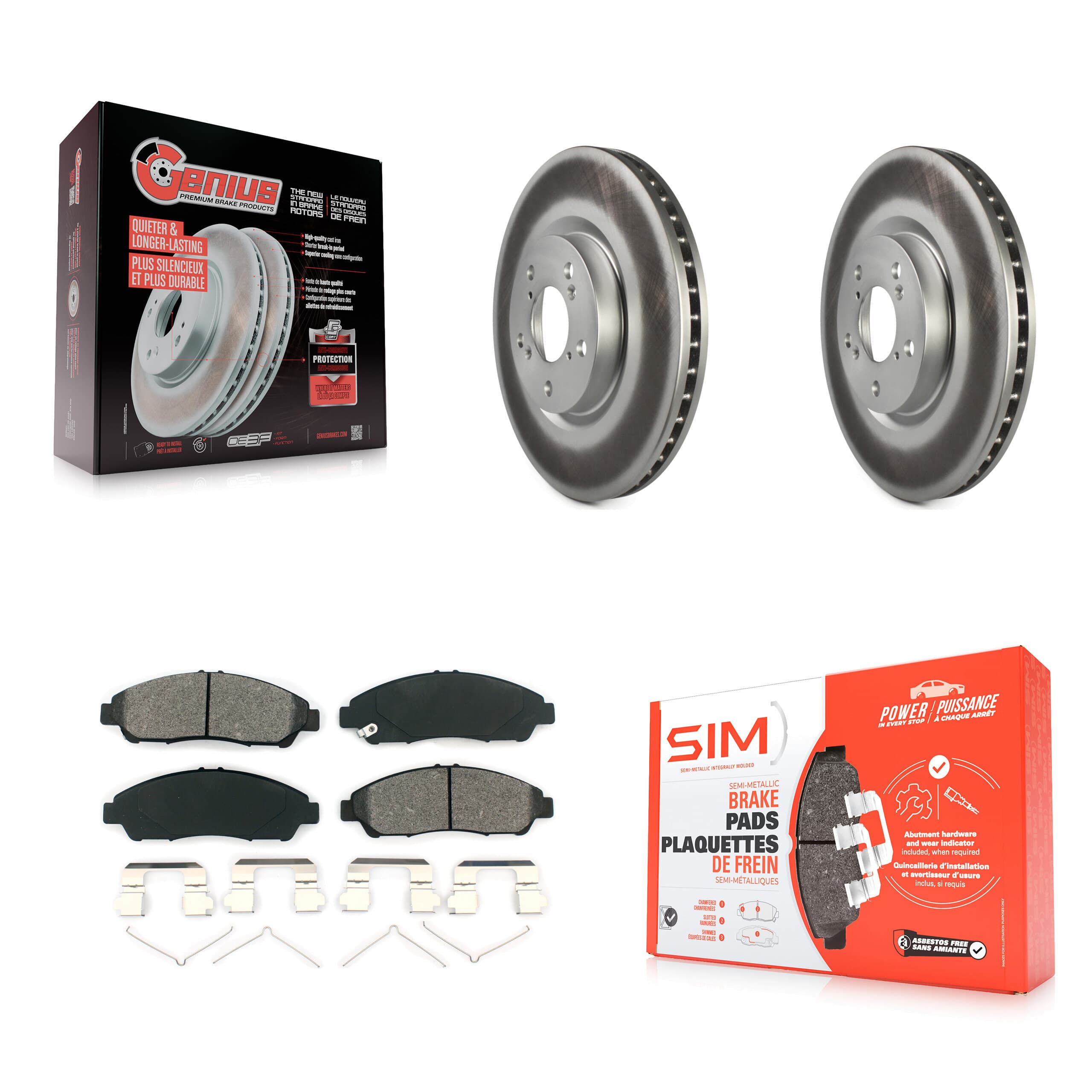Transit Auto - KGS-100381 - Front Disc Brake Kits image 1
