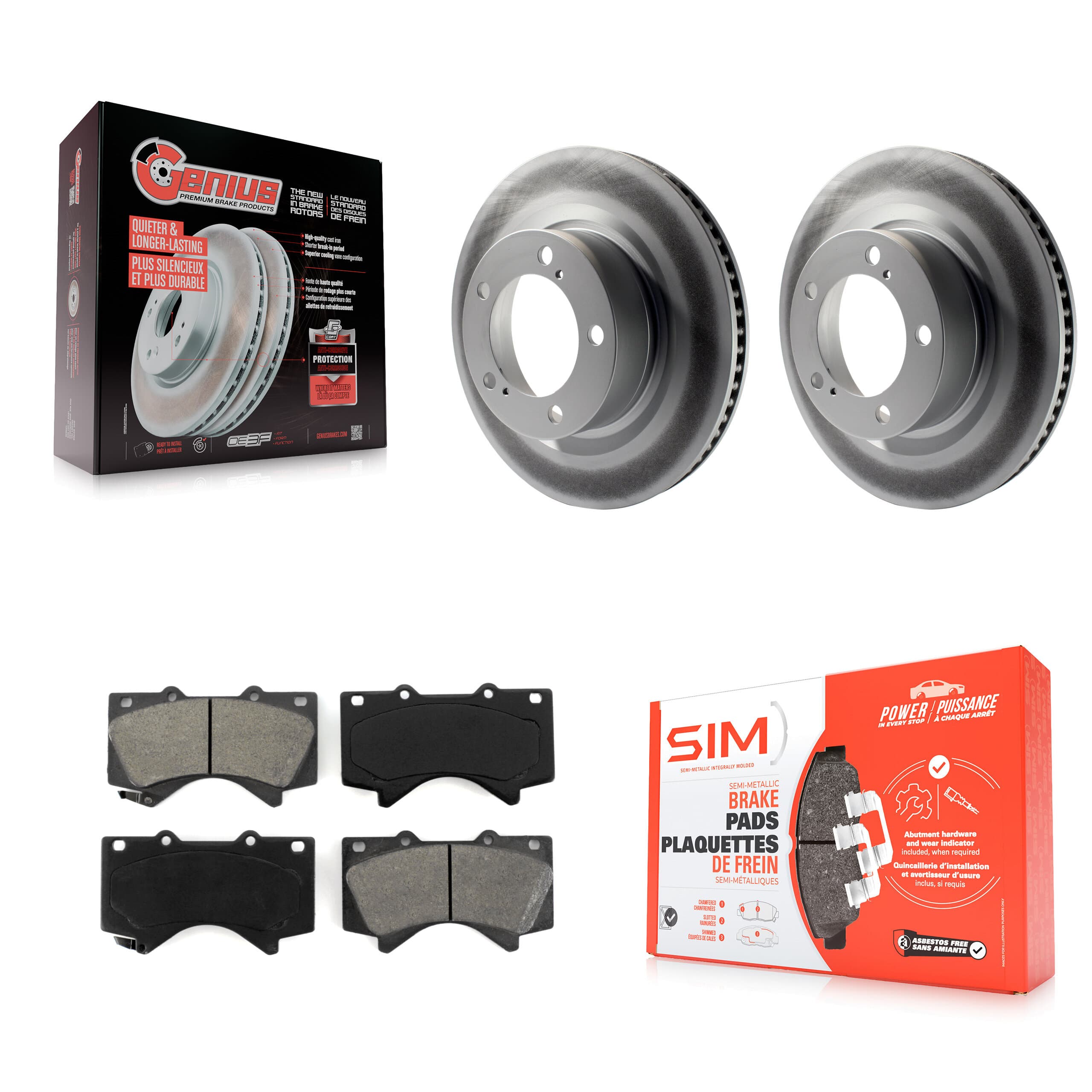 Transit Auto - KGS-100386 - Front Disc Brake Kits image 1