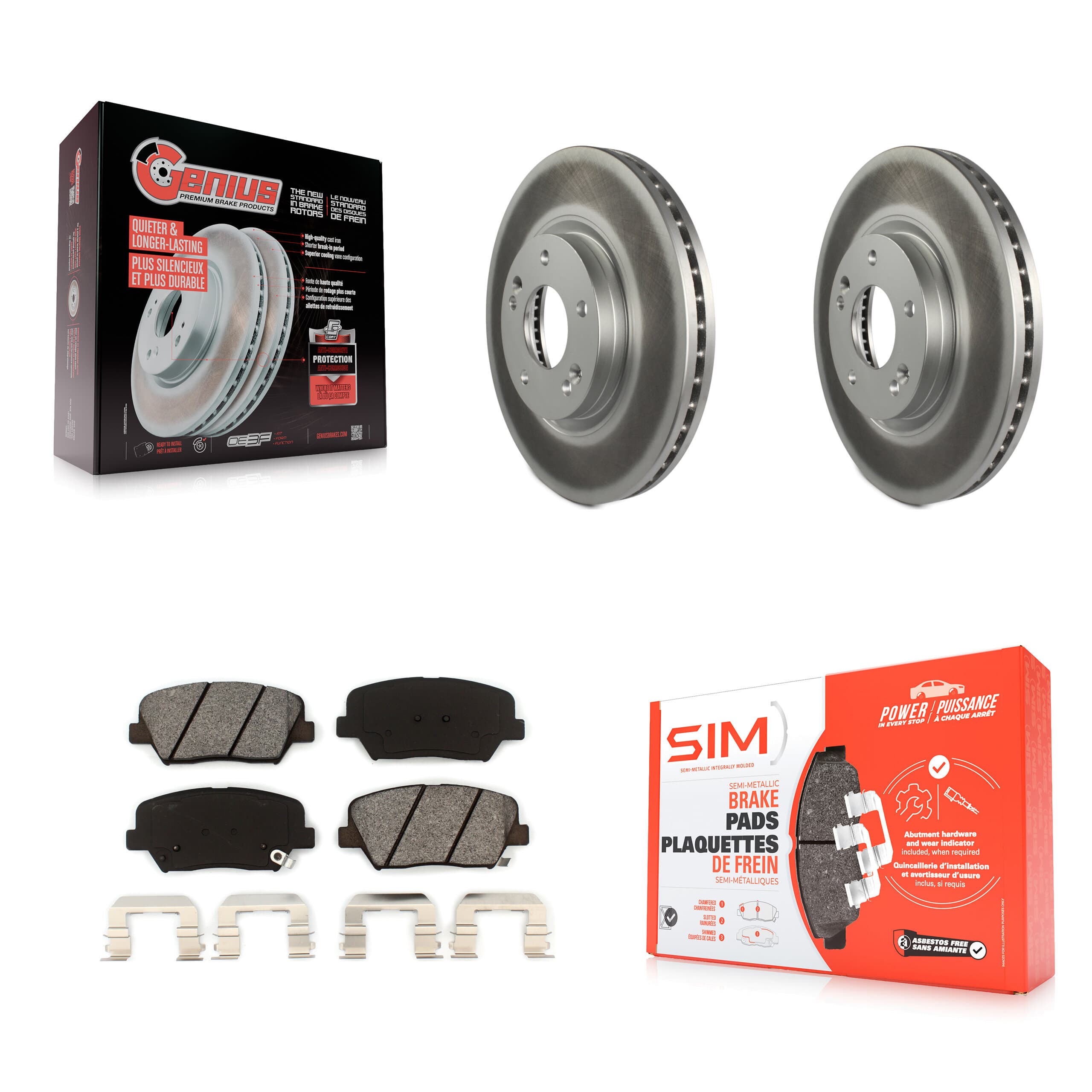 Transit Auto - KGS-100434 - Front Disc Brake Kits image 1