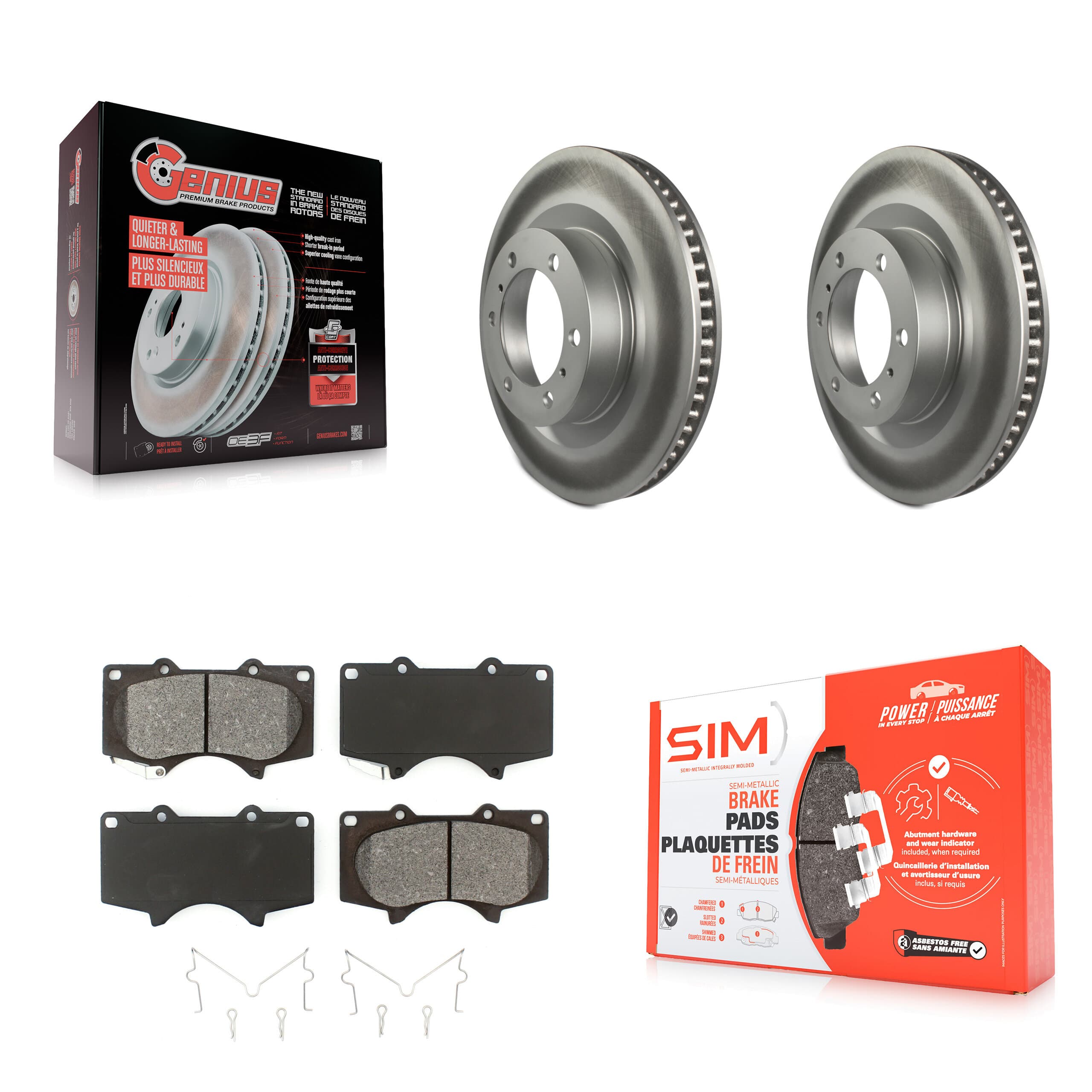 Transit Auto - KGS-100435 - Front Disc Brake Kits image 1