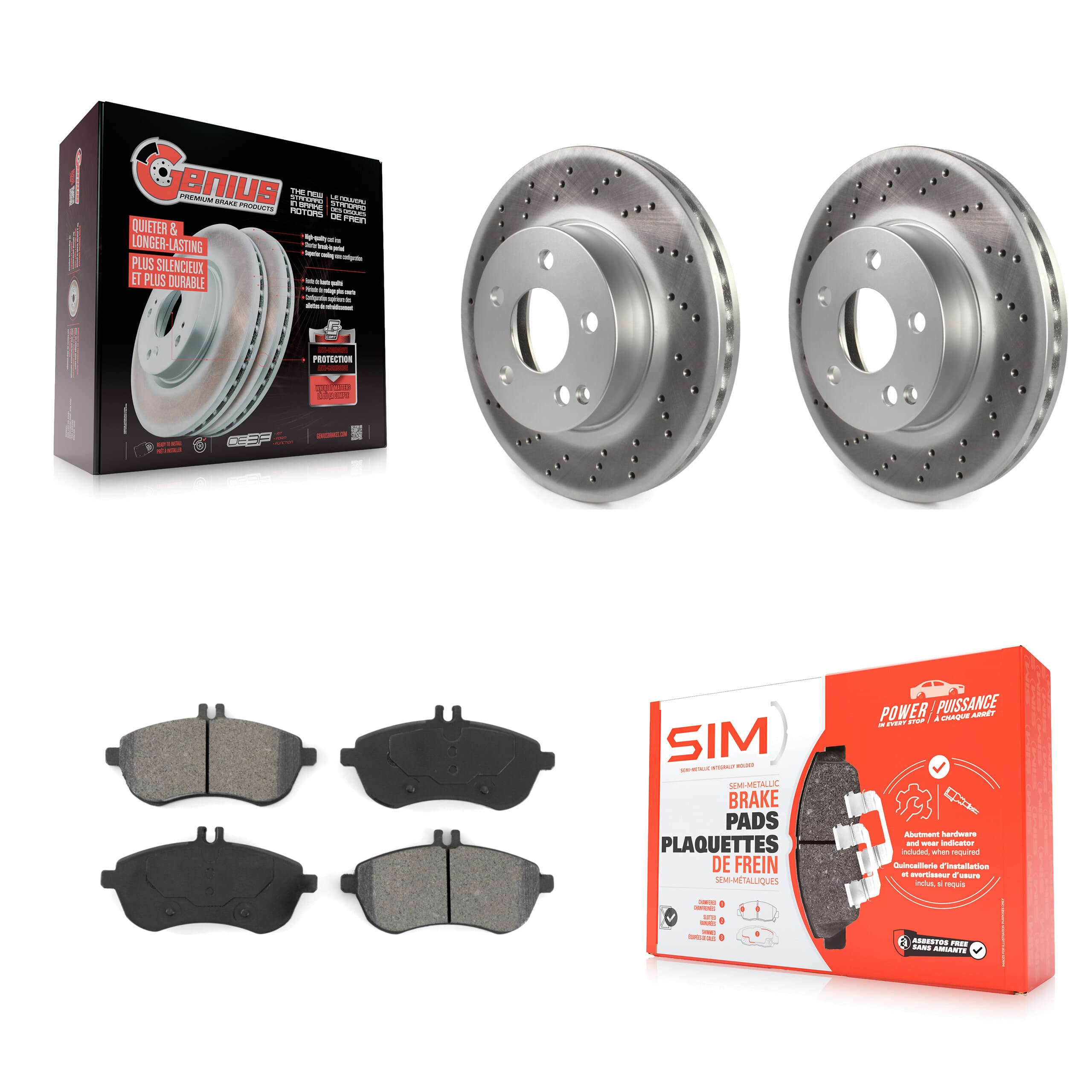 Transit Auto - KGS-100438 - Front Disc Brake Kits image 1