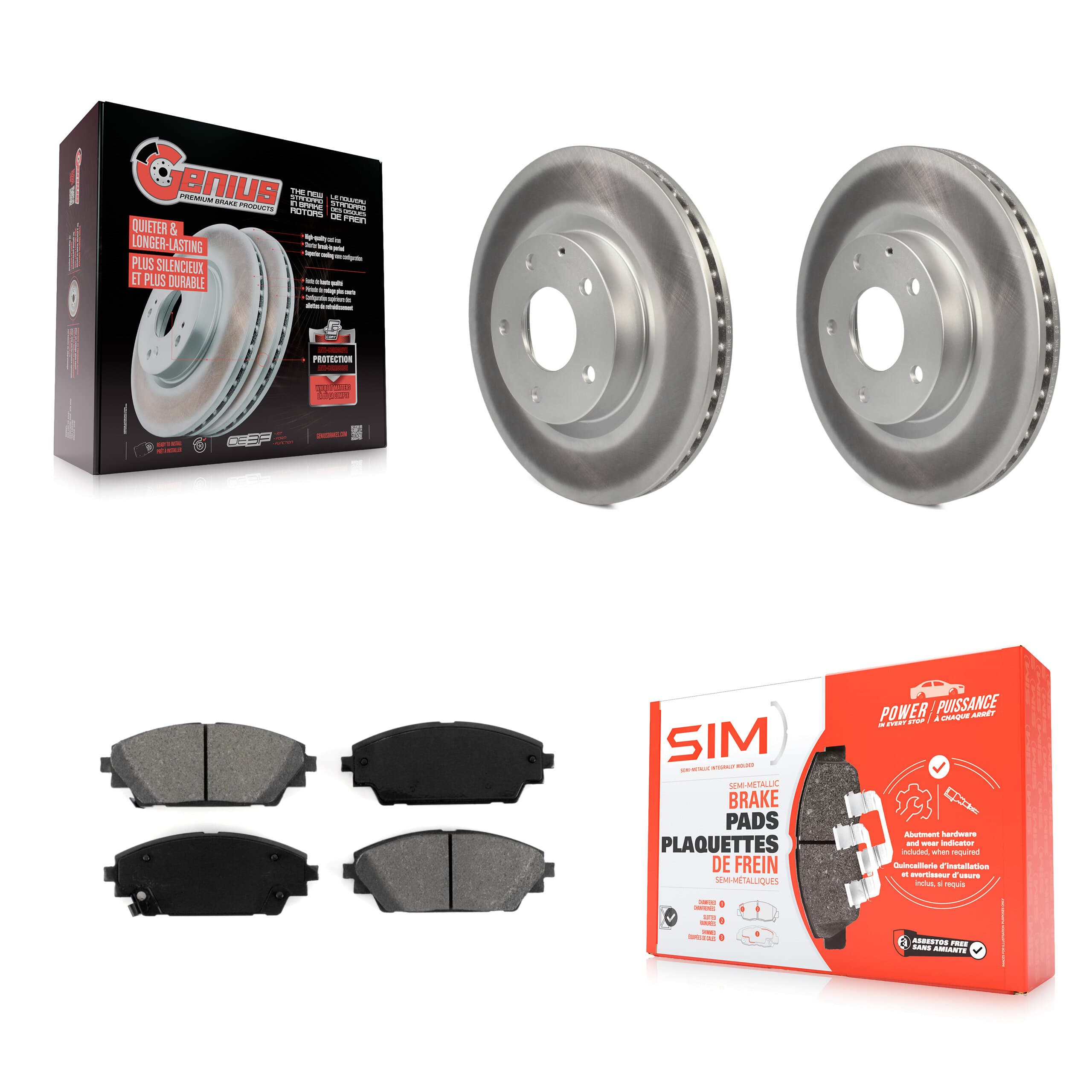 Transit Auto - KGS-100493 - Front Disc Brake Kits image 1