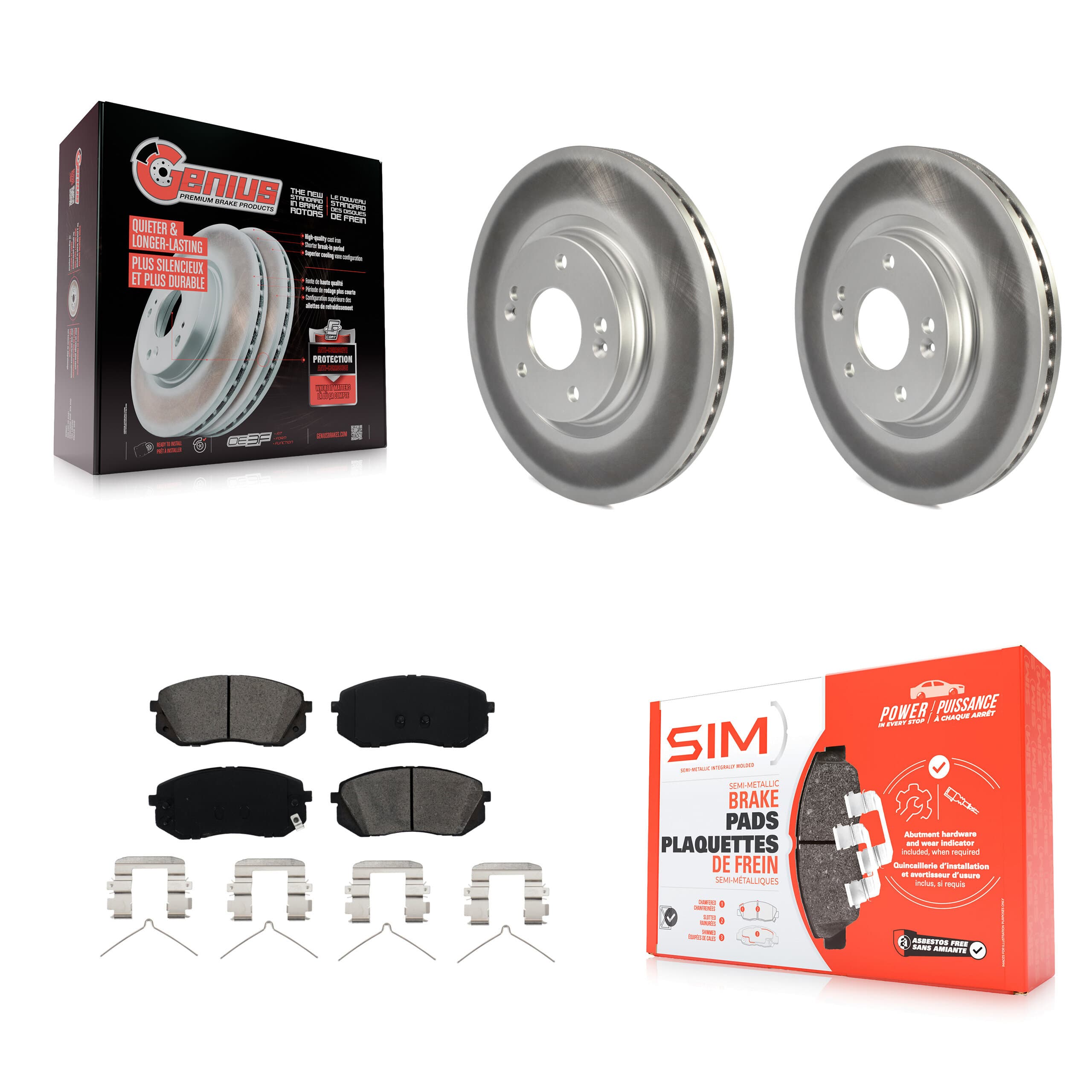 Transit Auto - KGS-100508 - Front Disc Brake Kits image 1