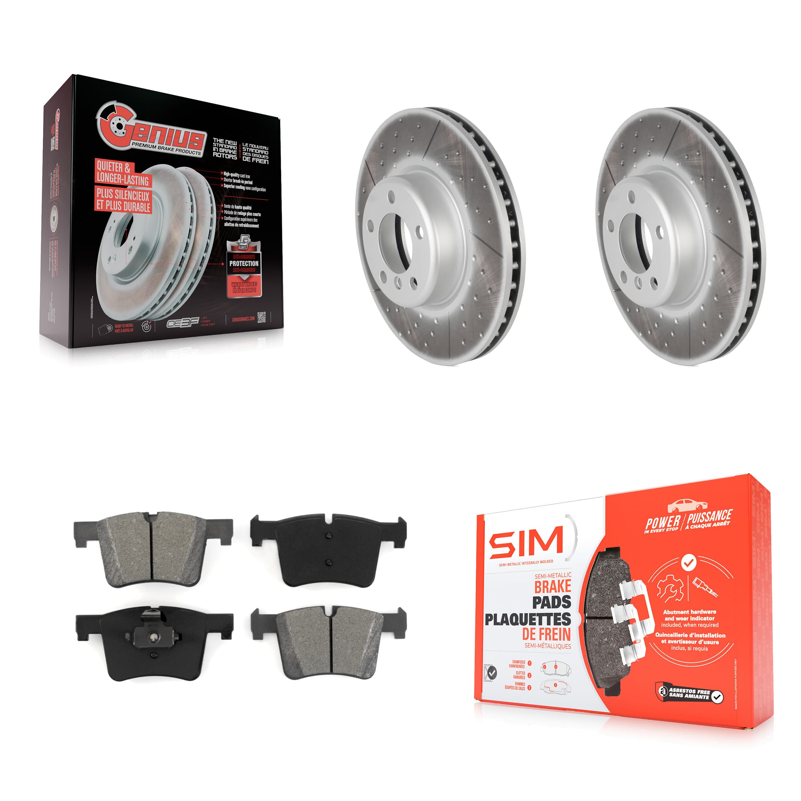 Transit Auto - KGS-100513 - Front Disc Brake Kits image 1