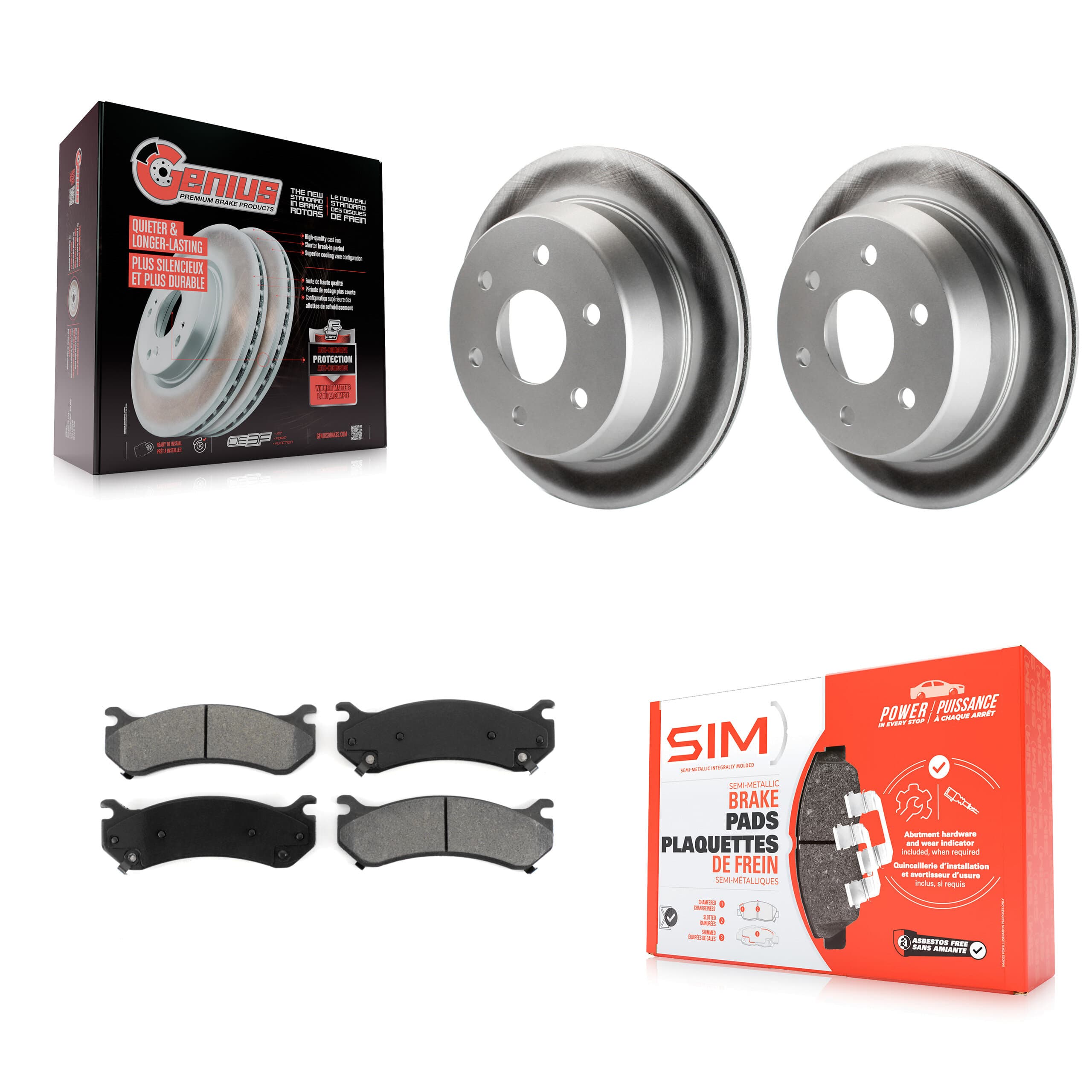 Transit Auto - KGS-101123 - Rear Disc Brake Kits image 1