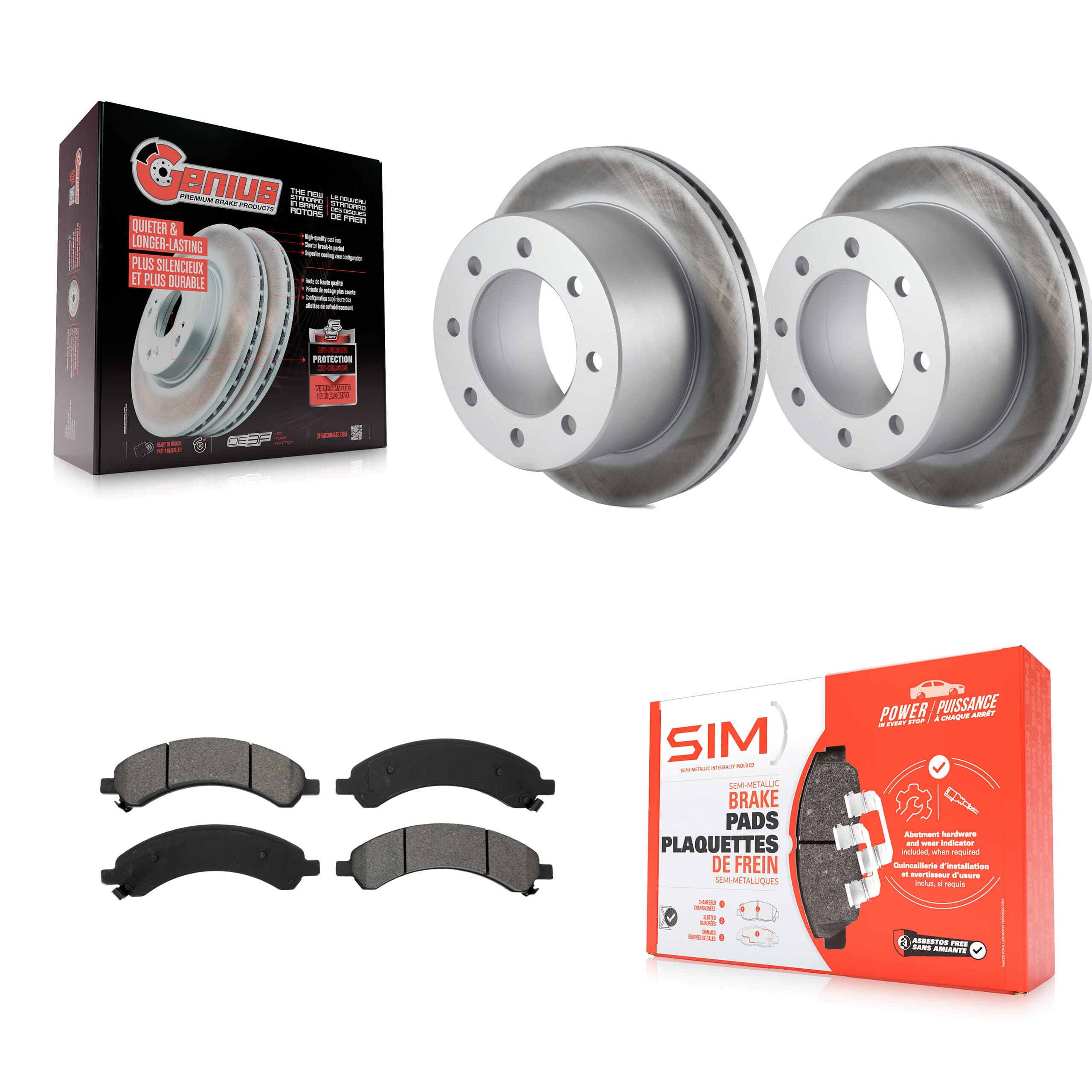 Transit Auto - KGS-101139 - Rear Disc Brake Kits image 1