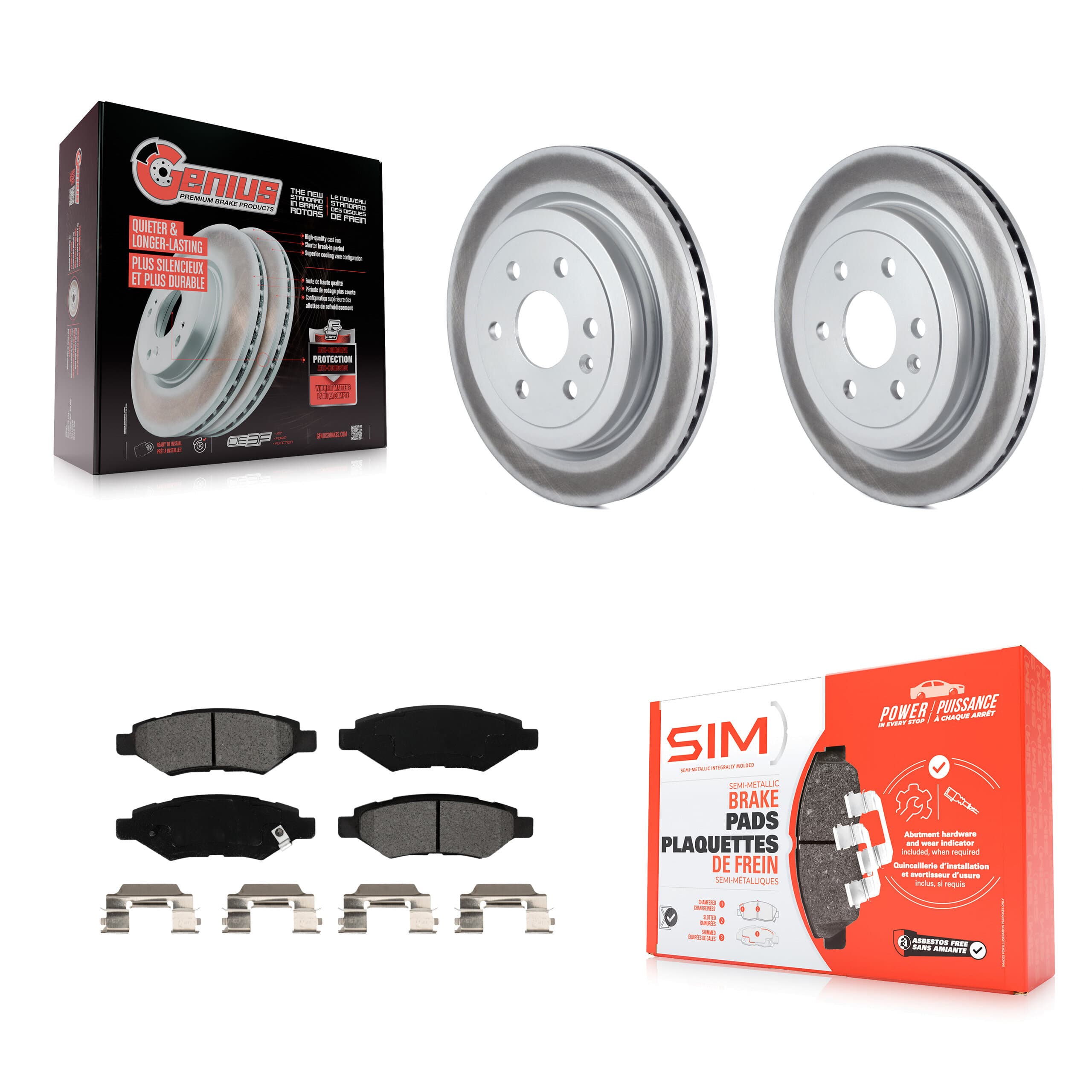 Transit Auto - KGS-101163 - Rear Disc Brake Kits image 1