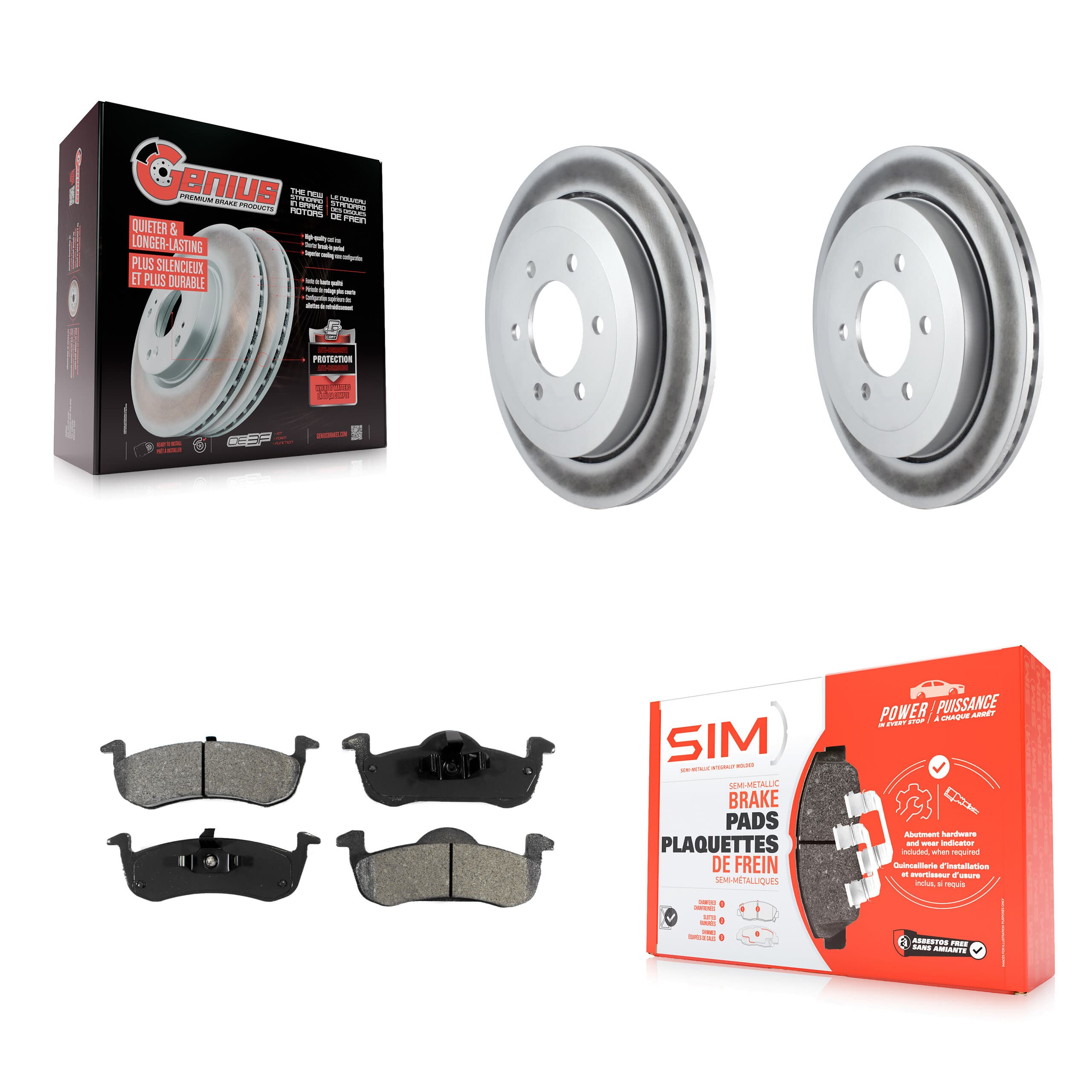 Transit Auto - KGS-101204 - Rear Disc Brake Kits image 1