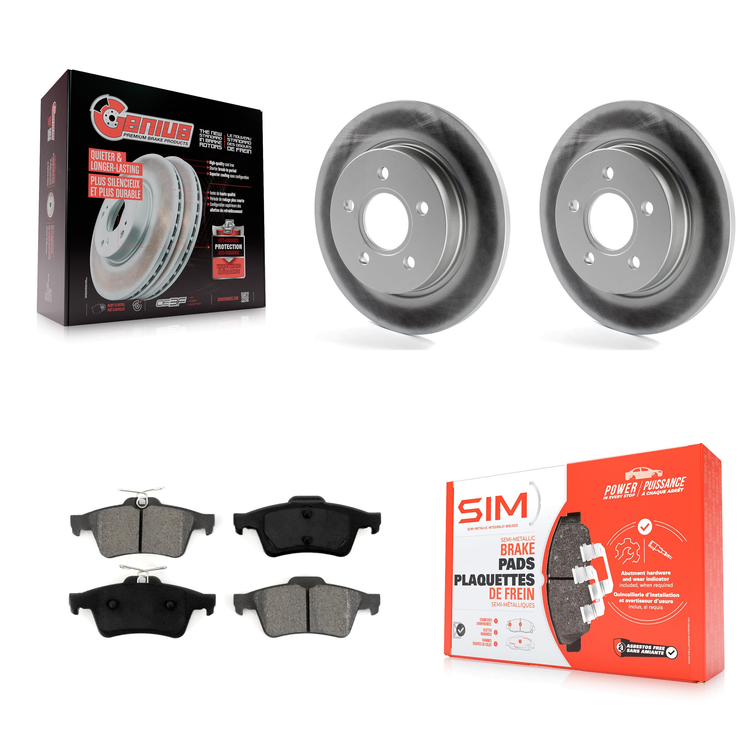 Transit Auto - KGS-101211 - Rear Disc Brake Kits image 1
