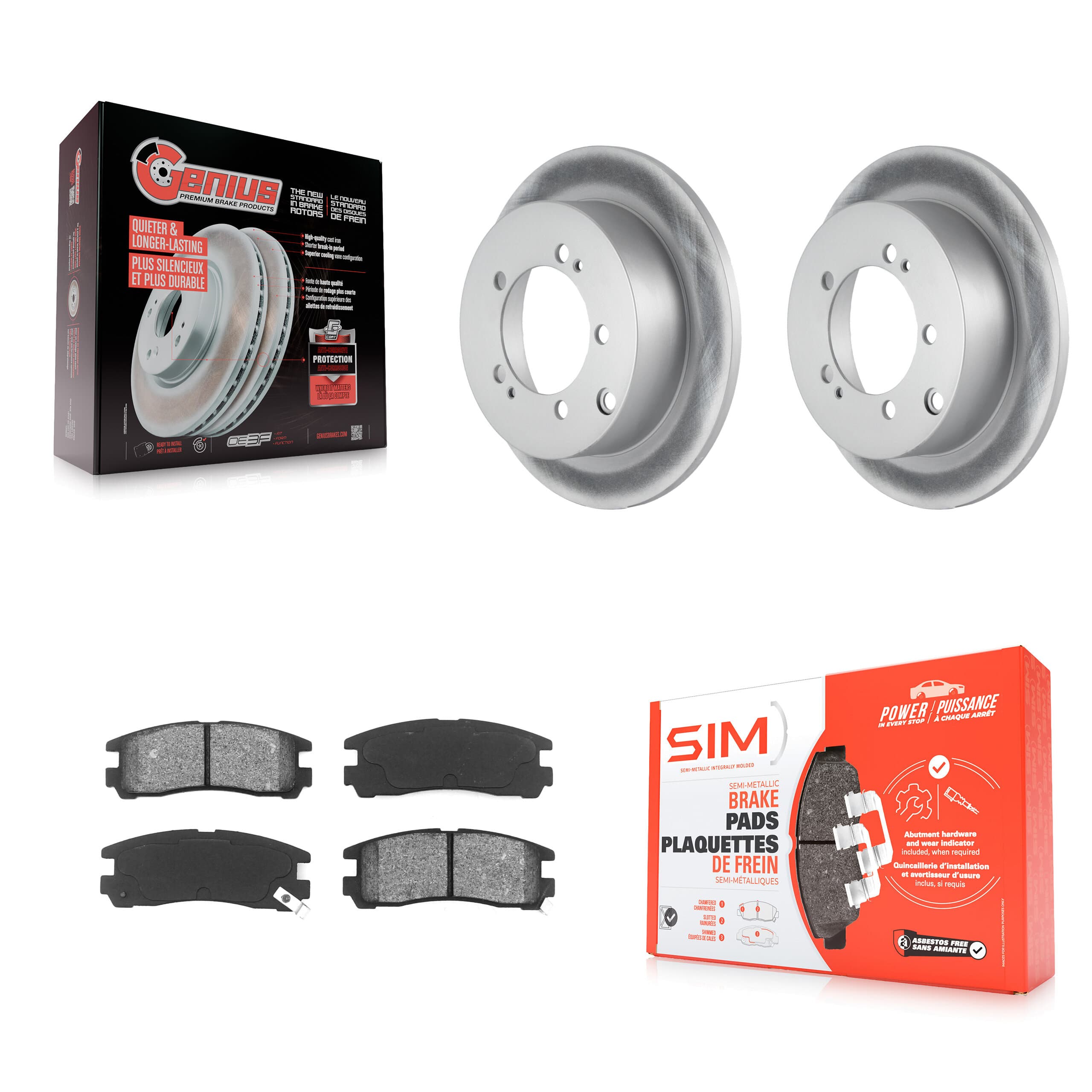Transit Auto - KGS-101226 - Rear Disc Brake Kits image 1