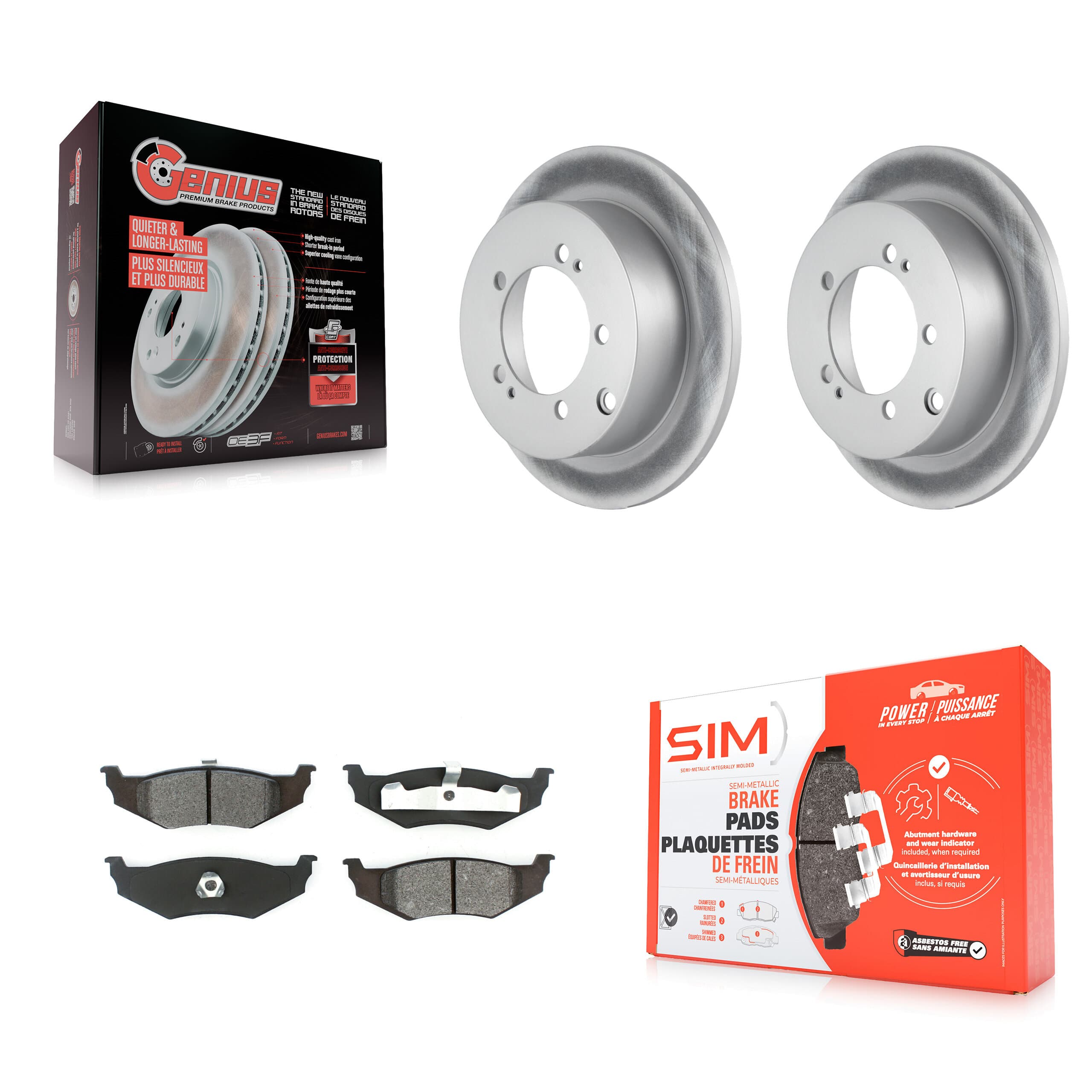 Transit Auto - KGS-101227 - Rear Disc Brake Kits image 1