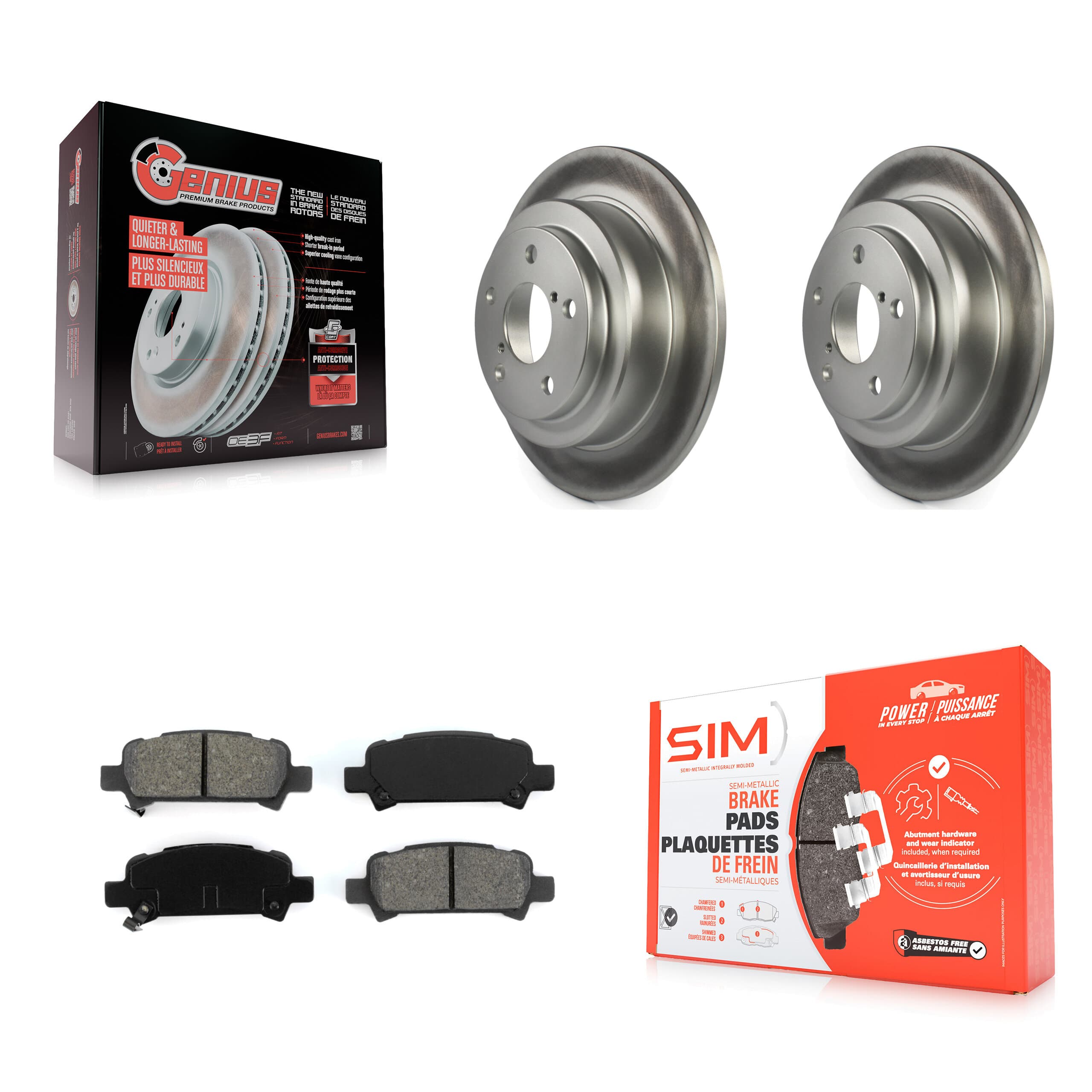 Transit Auto - KGS-101261 - Rear Disc Brake Kits image 1