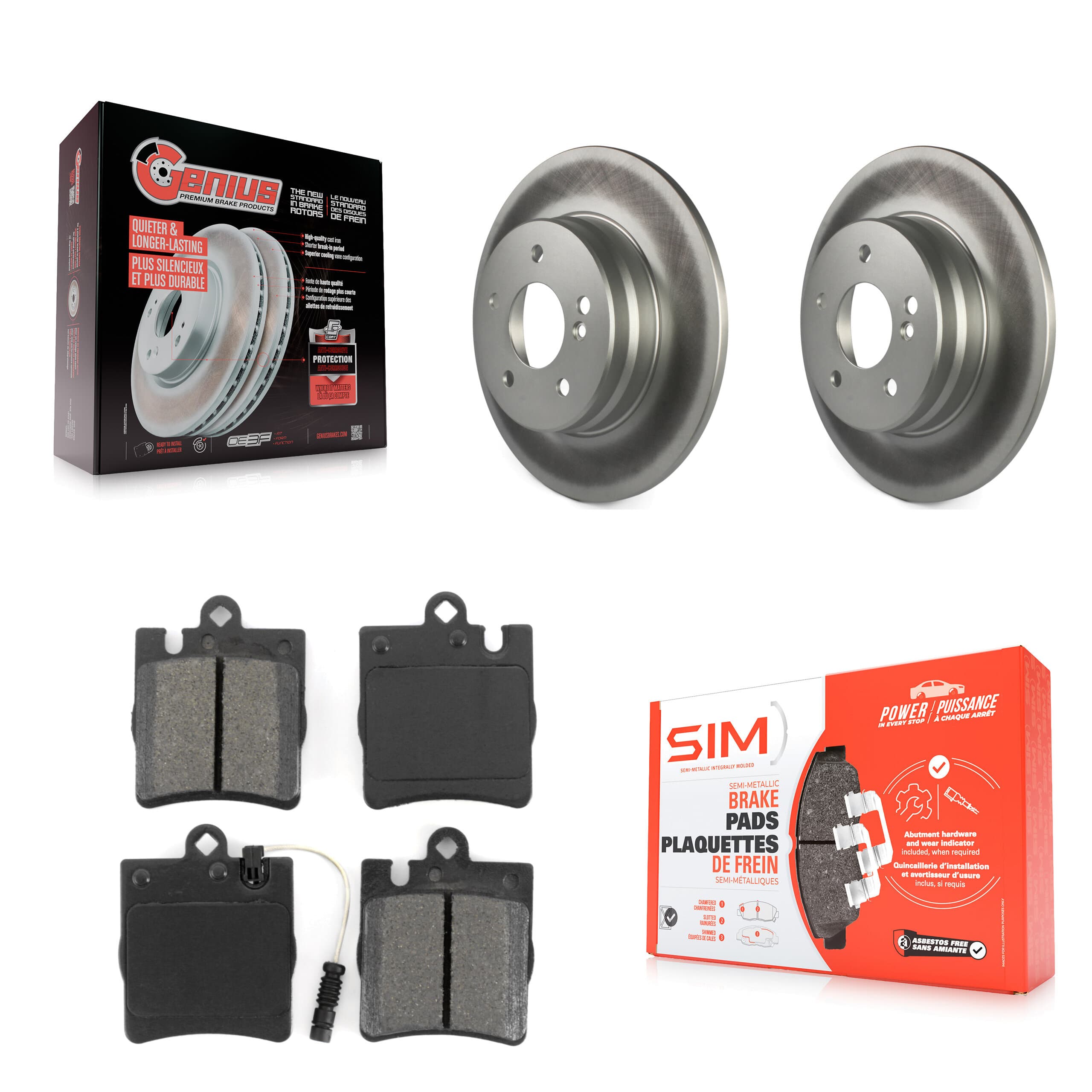 Transit Auto - KGS-101284 - Rear Disc Brake Kits image 1