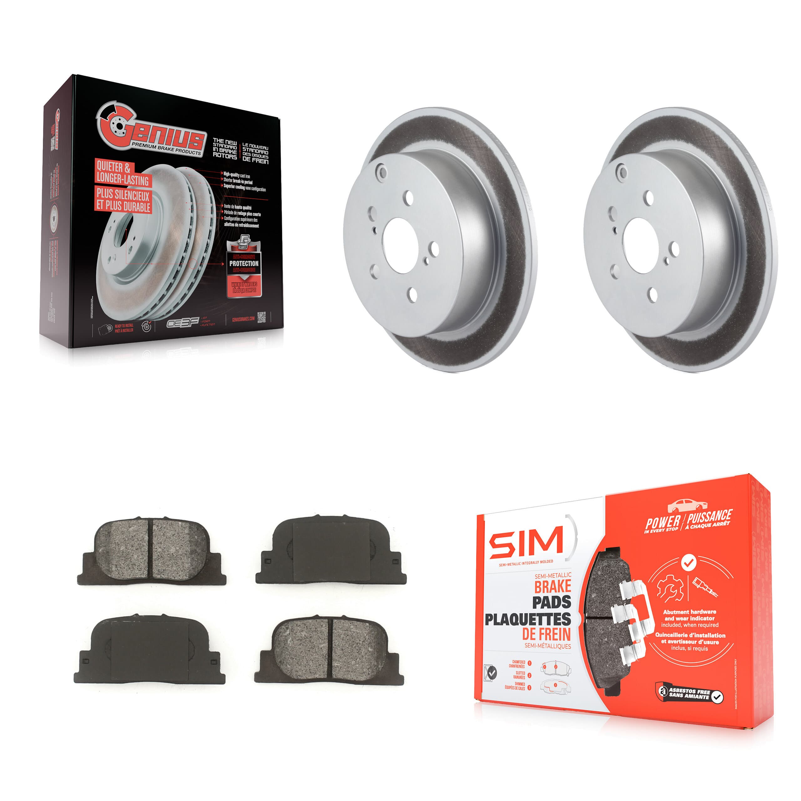 Transit Auto - KGS-101293 - Rear Disc Brake Kits image 1