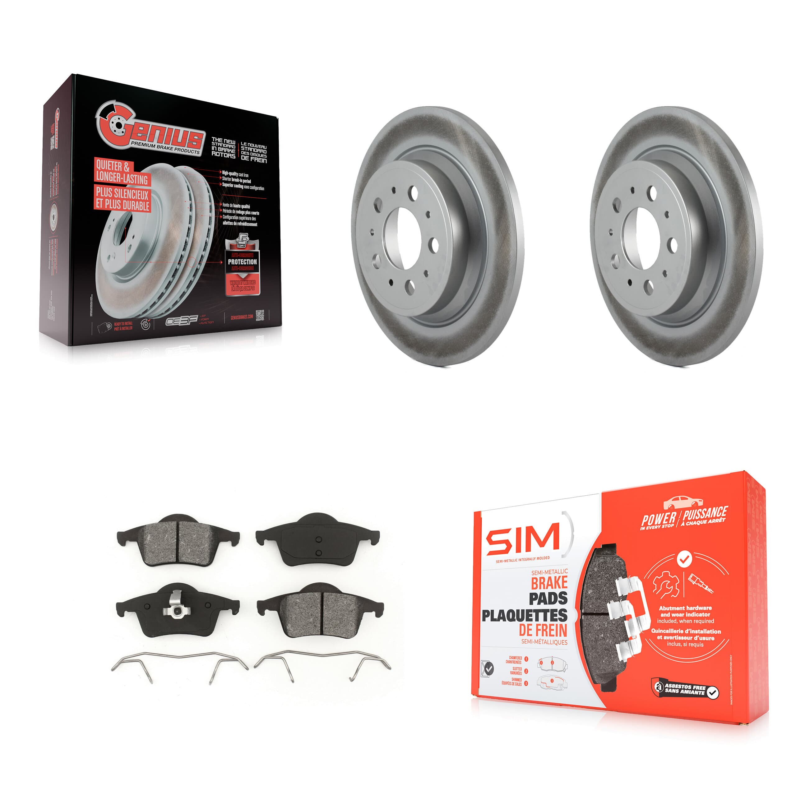 Transit Auto - KGS-101300 - Rear Disc Brake Kits image 1