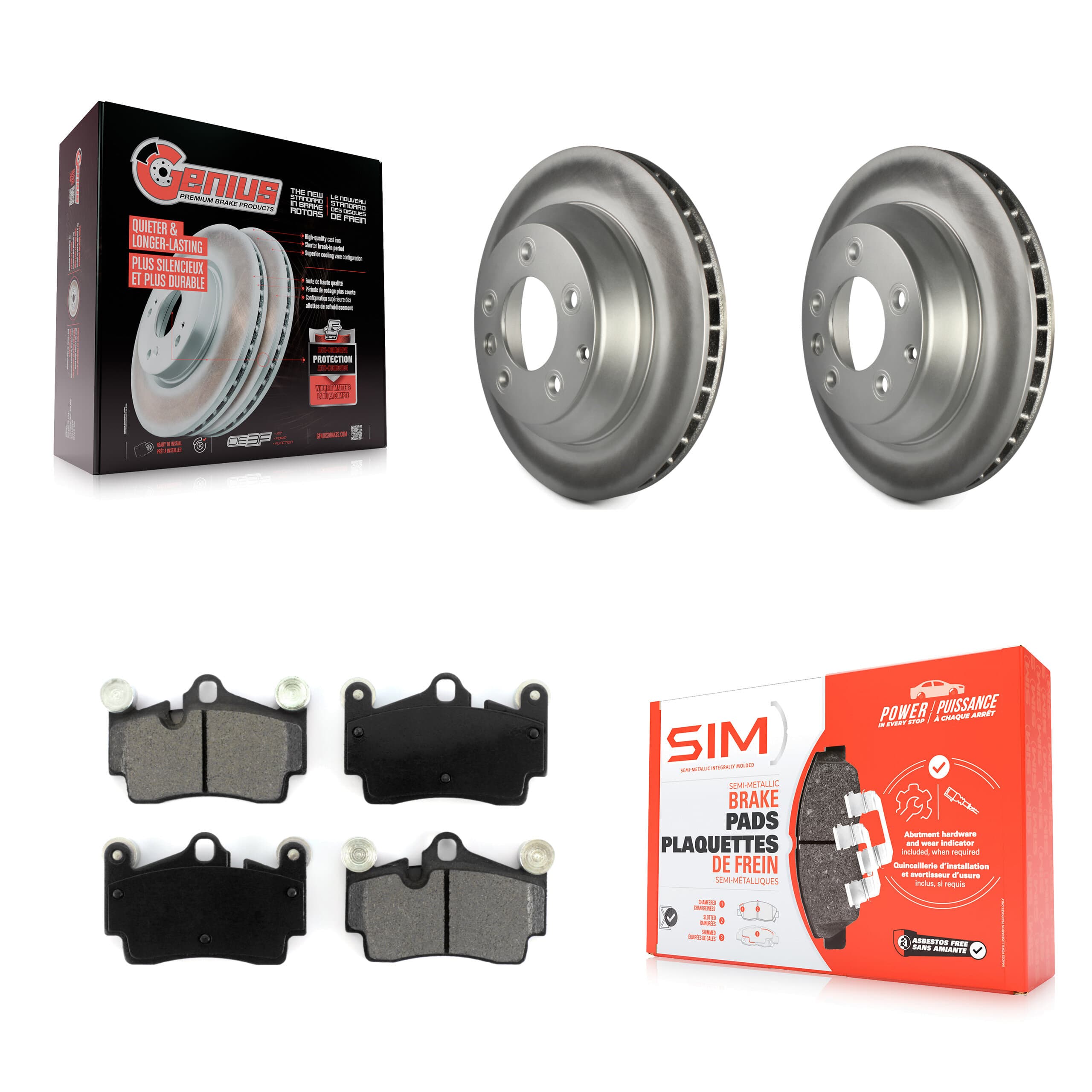 Transit Auto - KGS-101335 - Rear Disc Brake Kits image 1