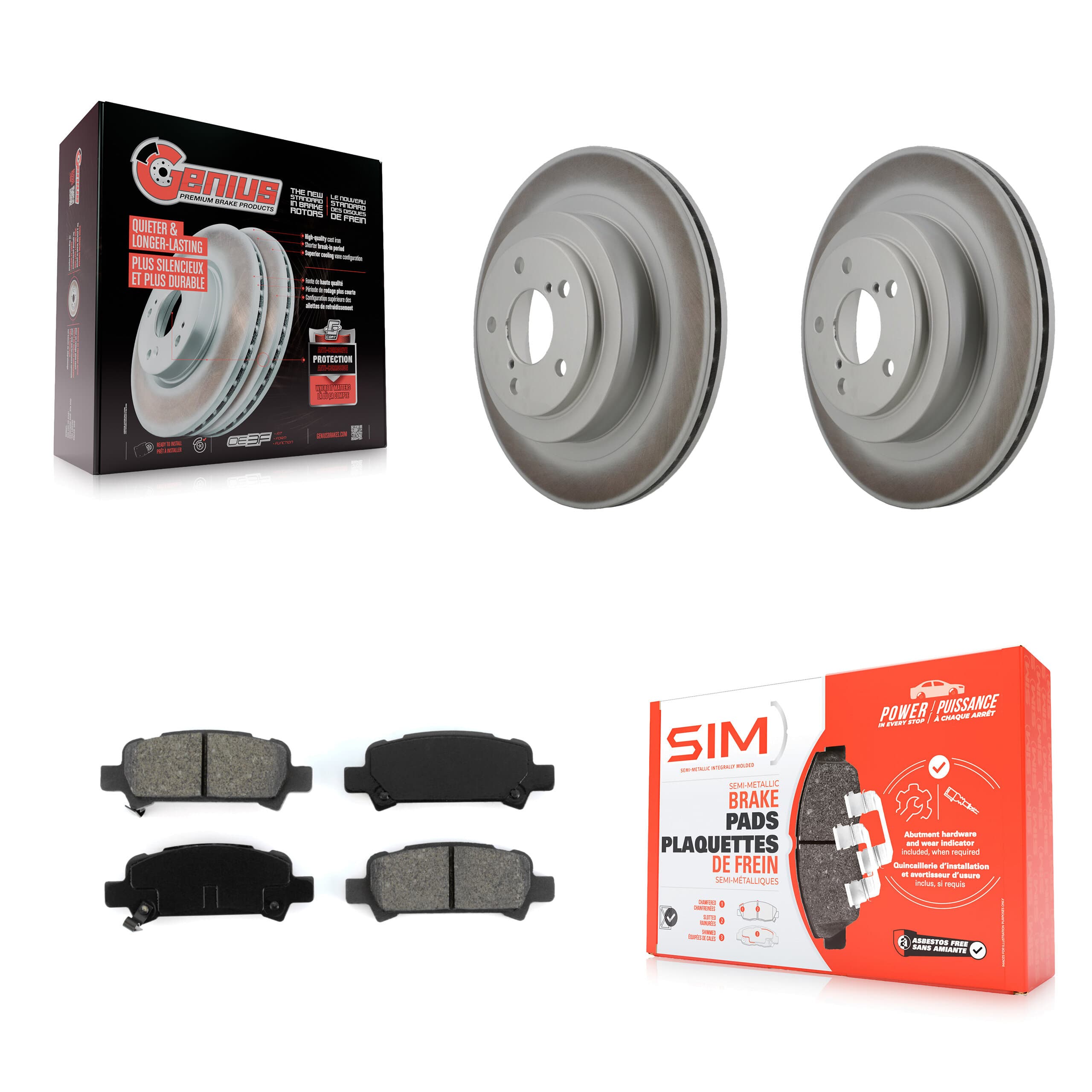 Transit Auto - KGS-101354 - Rear Disc Brake Kits image 1