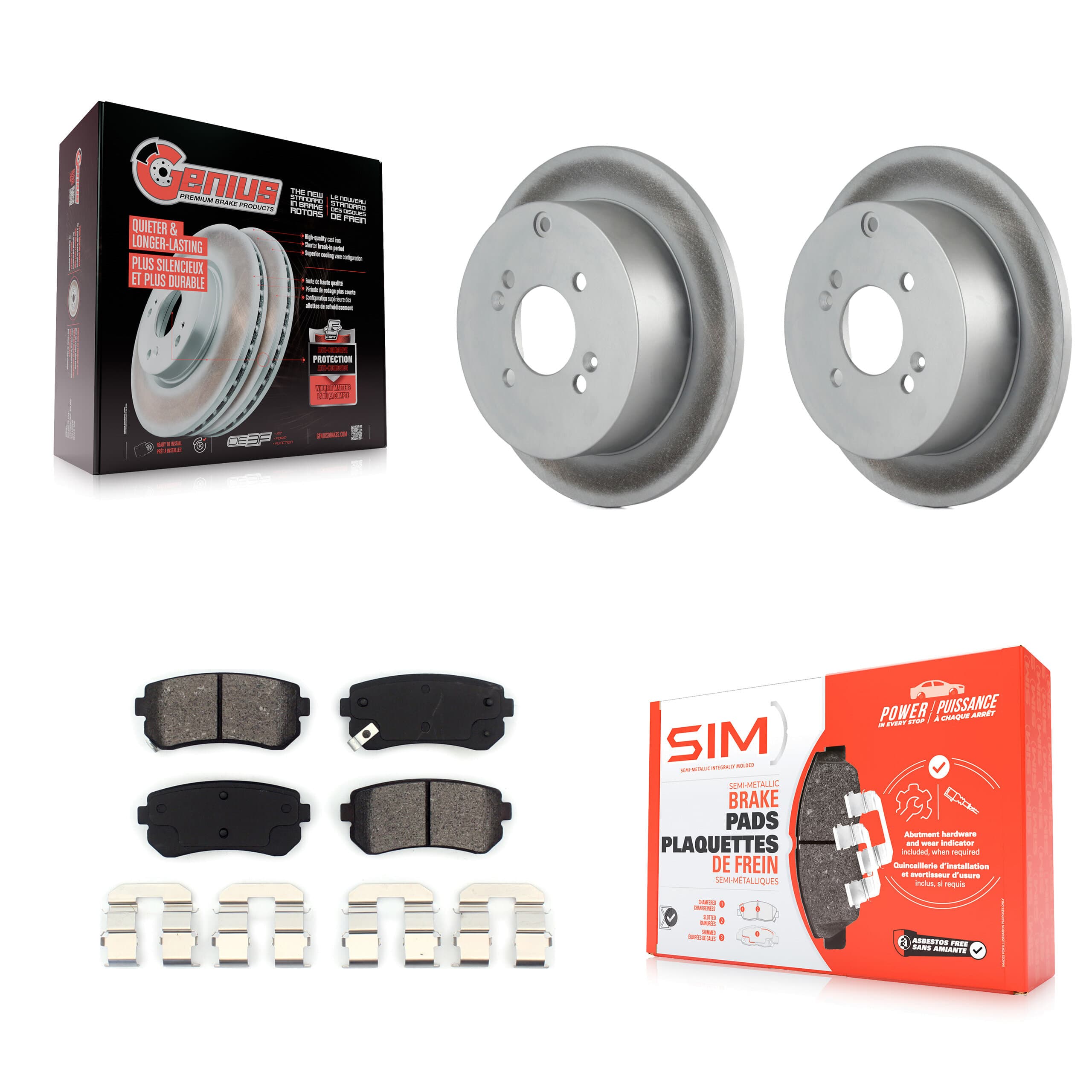 Transit Auto - KGS-101367 - Rear Disc Brake Kits image 1