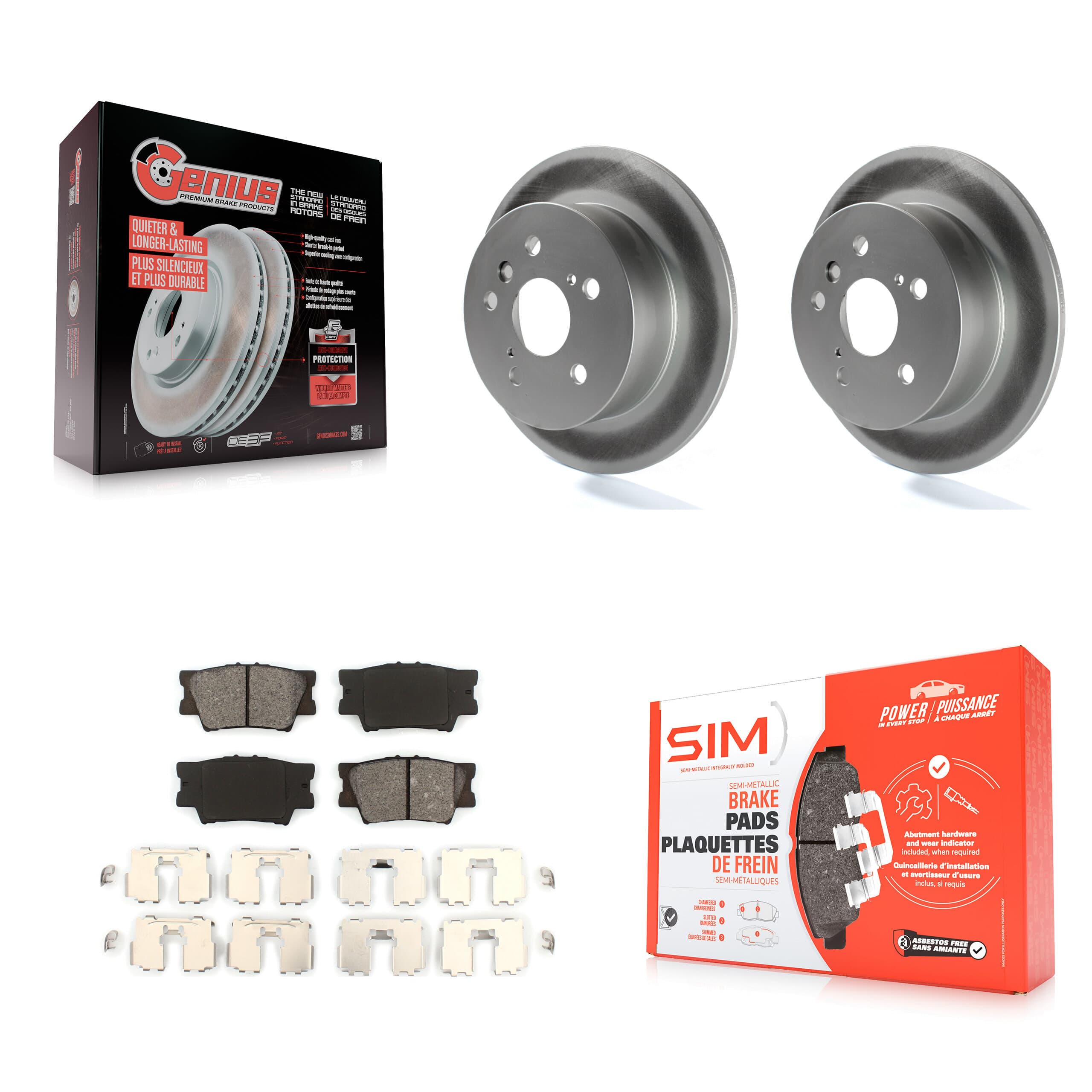 Transit Auto - KGS-101379 - Rear Disc Brake Kits image 1