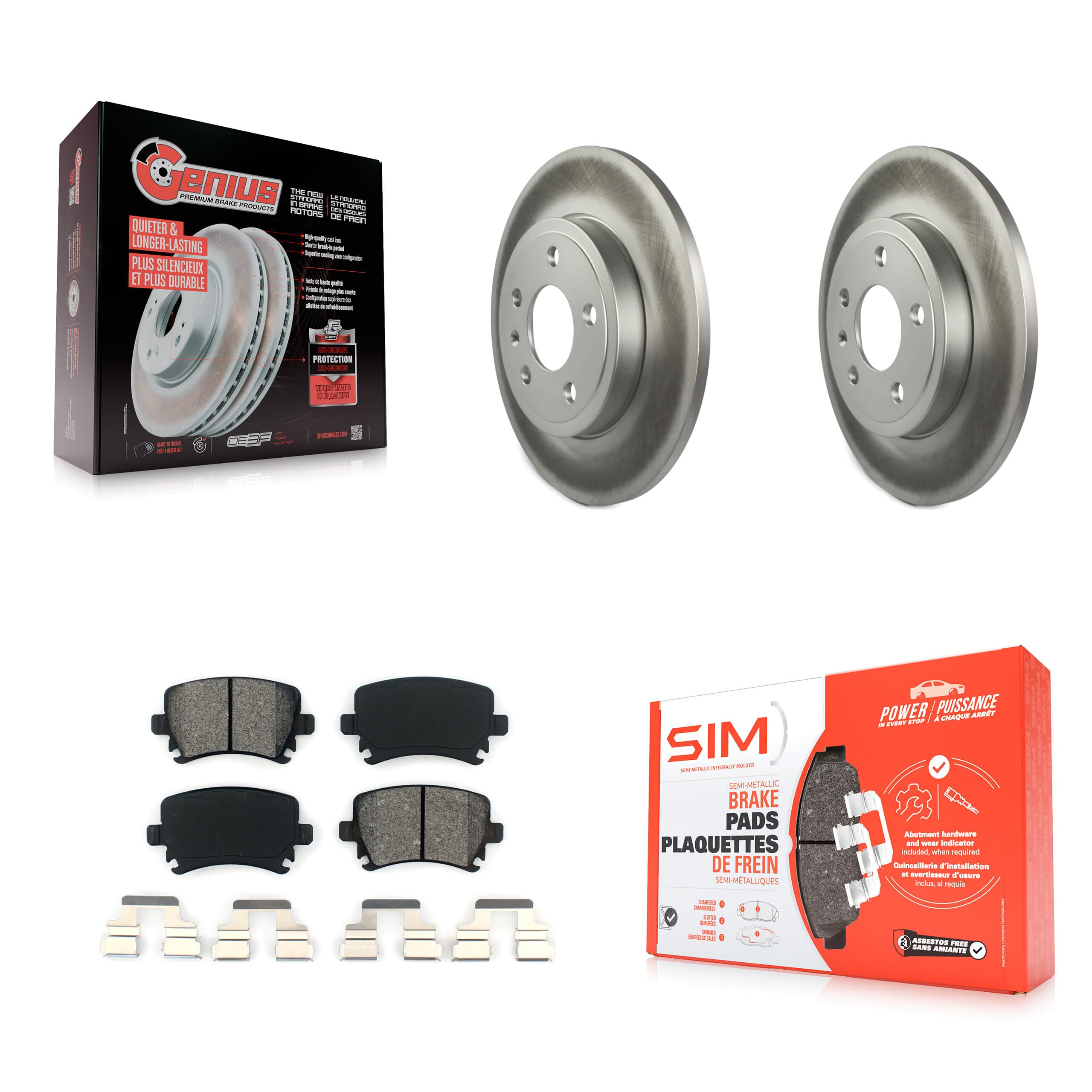 Transit Auto - KGS-101380 - Rear Disc Brake Kits image 1