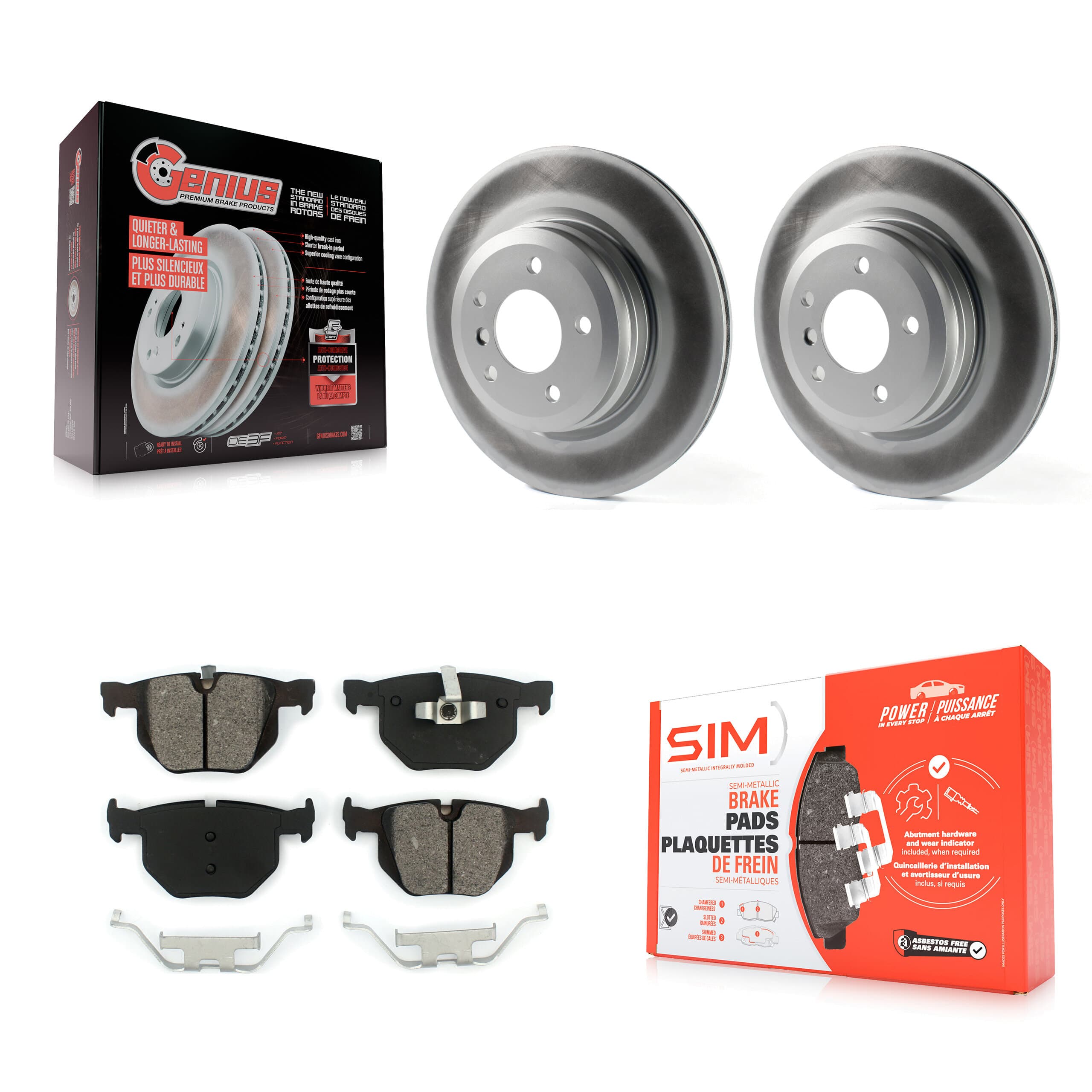 Transit Auto - KGS-101386 - Rear Disc Brake Kits image 1