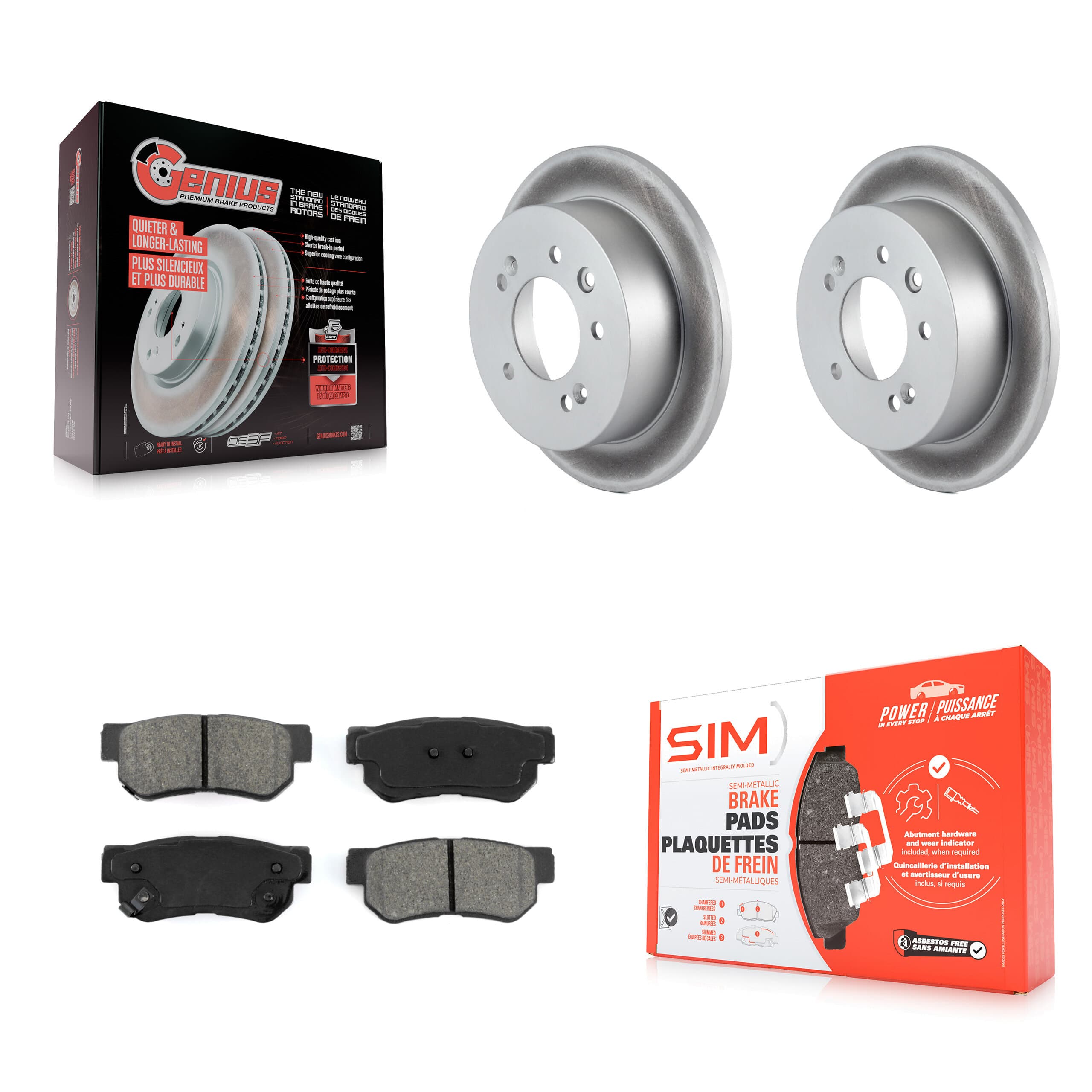 Transit Auto - KGS-101396 - Rear Disc Brake Kits image 1