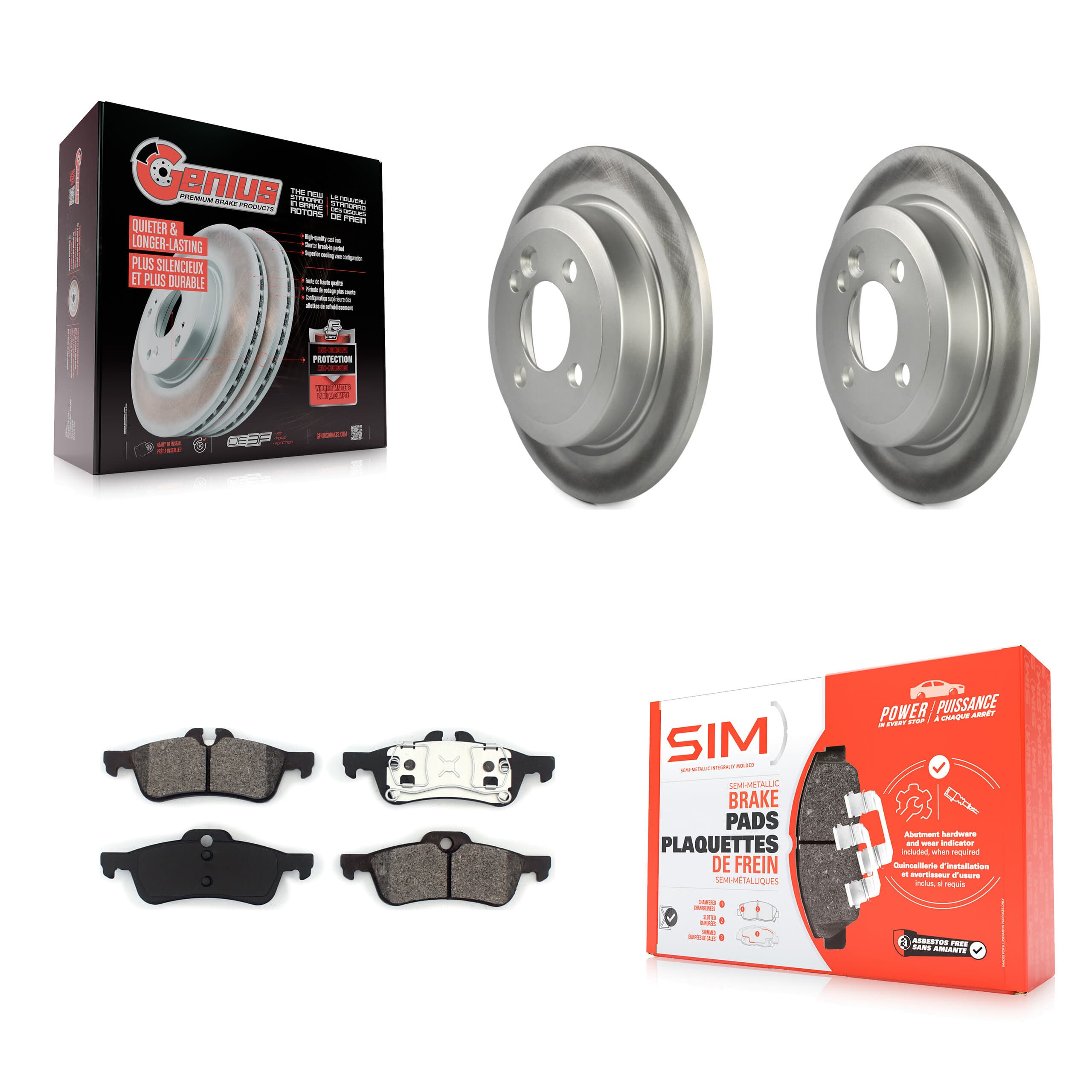 Transit Auto - KGS-101412 - Rear Disc Brake Kits image 1