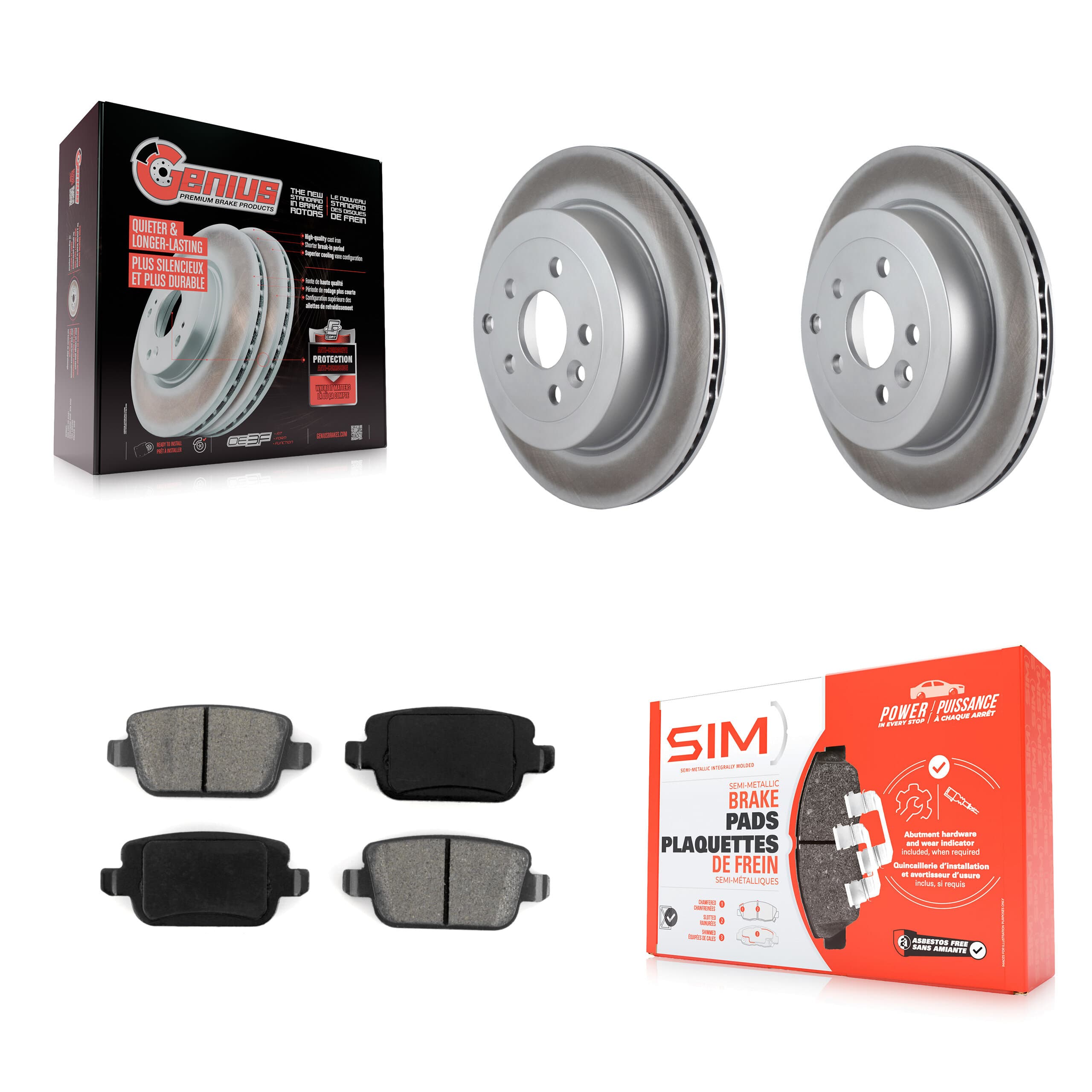 Transit Auto - KGS-101423 - Rear Disc Brake Kits image 1