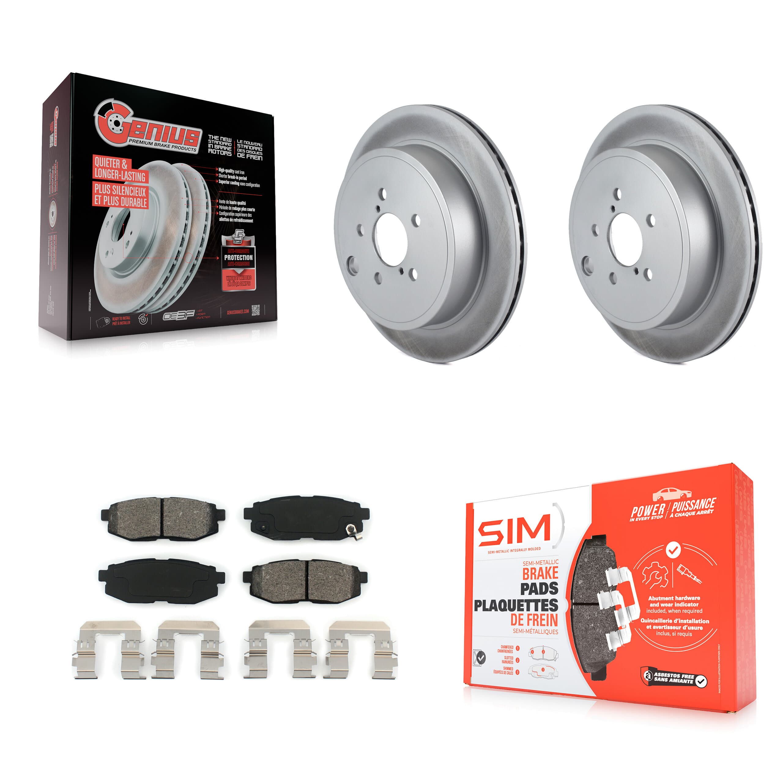 Transit Auto - KGS-101447 - Rear Disc Brake Kits image 1