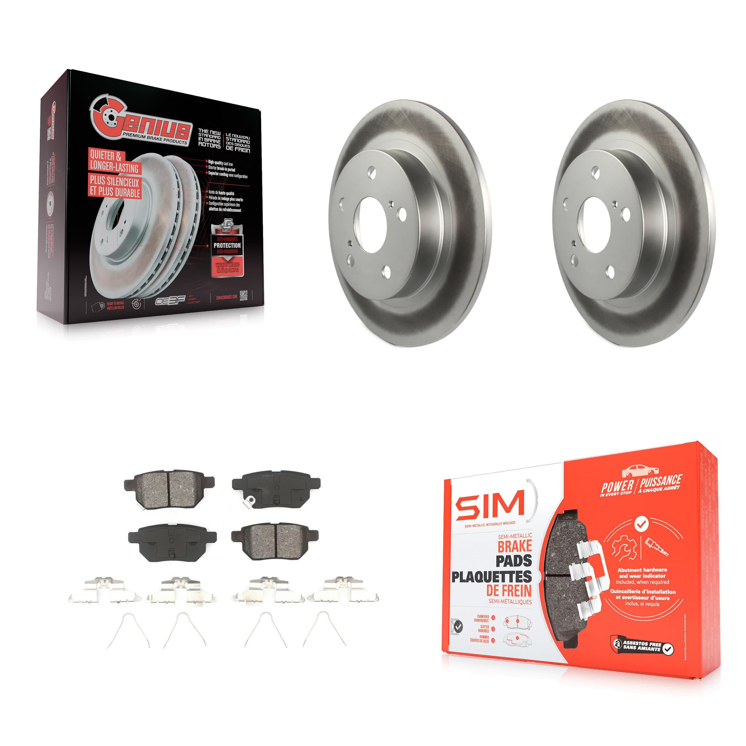 Transit Auto - KGS-101454 - Rear Disc Brake Kits image 1