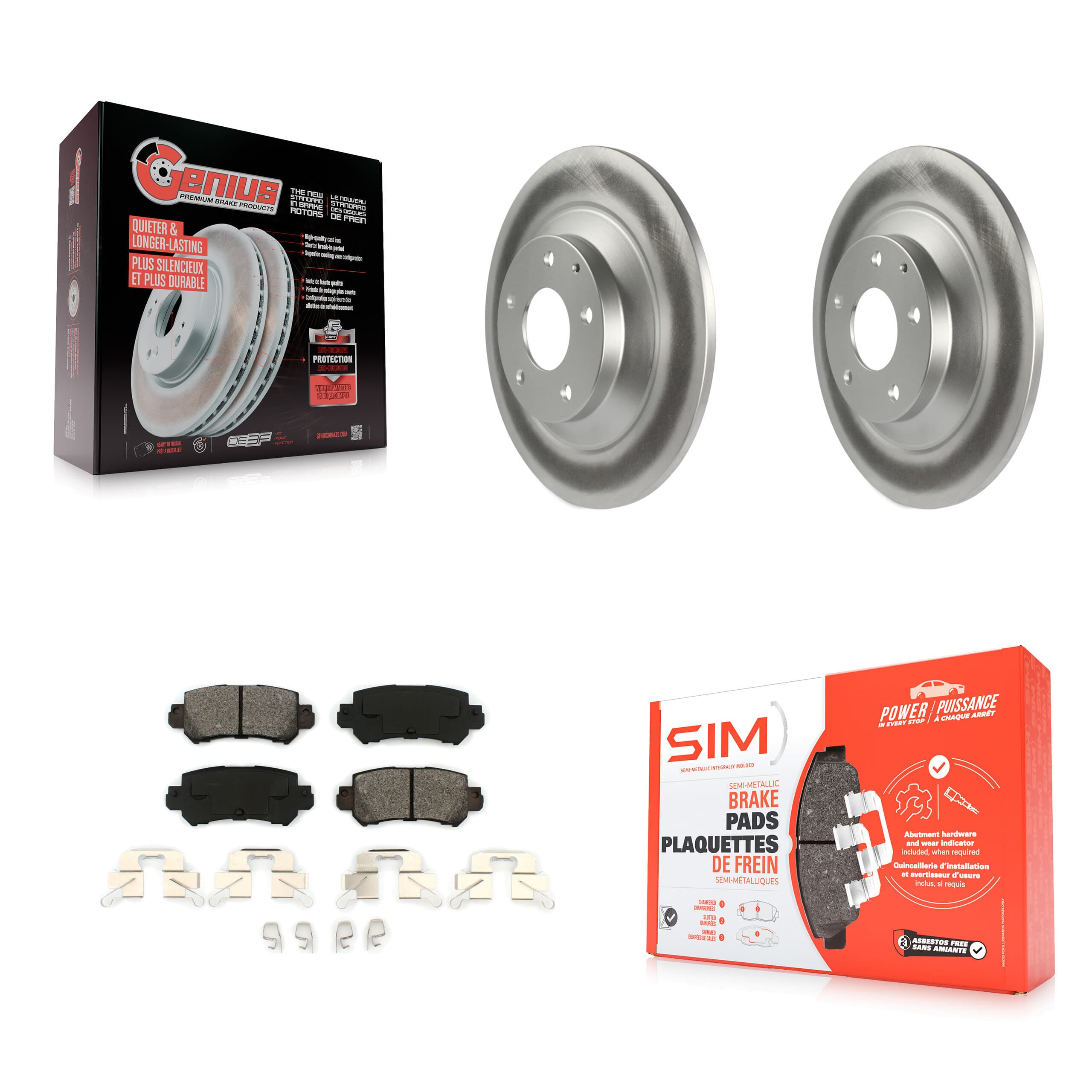 Transit Auto - KGS-101473 - Rear Disc Brake Kits image 1