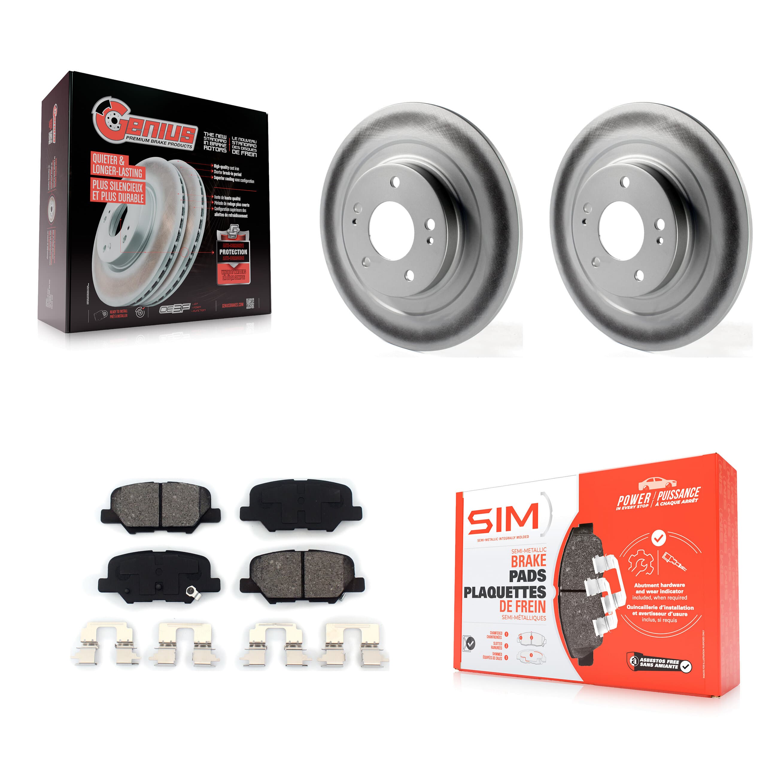 Transit Auto - KGS-101477 - Rear Disc Brake Kits image 1