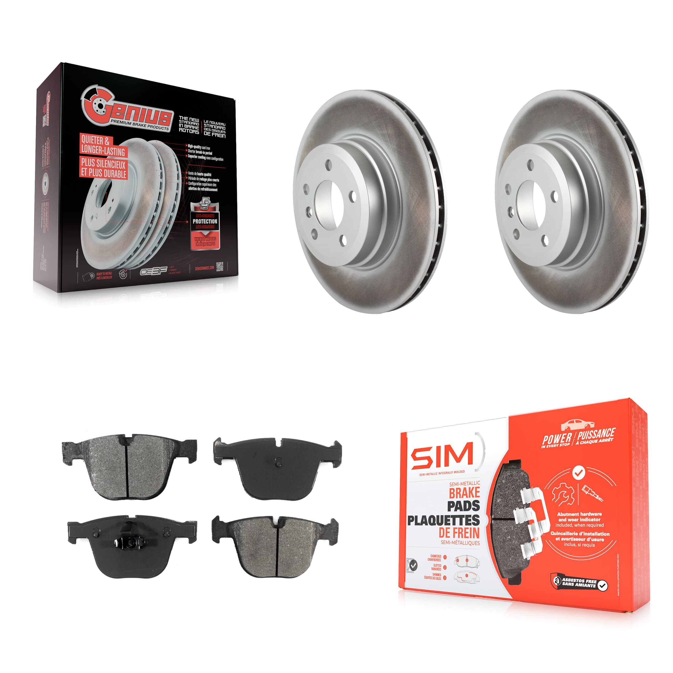 Transit Auto - KGS-101491 - Rear Disc Brake Kits image 1