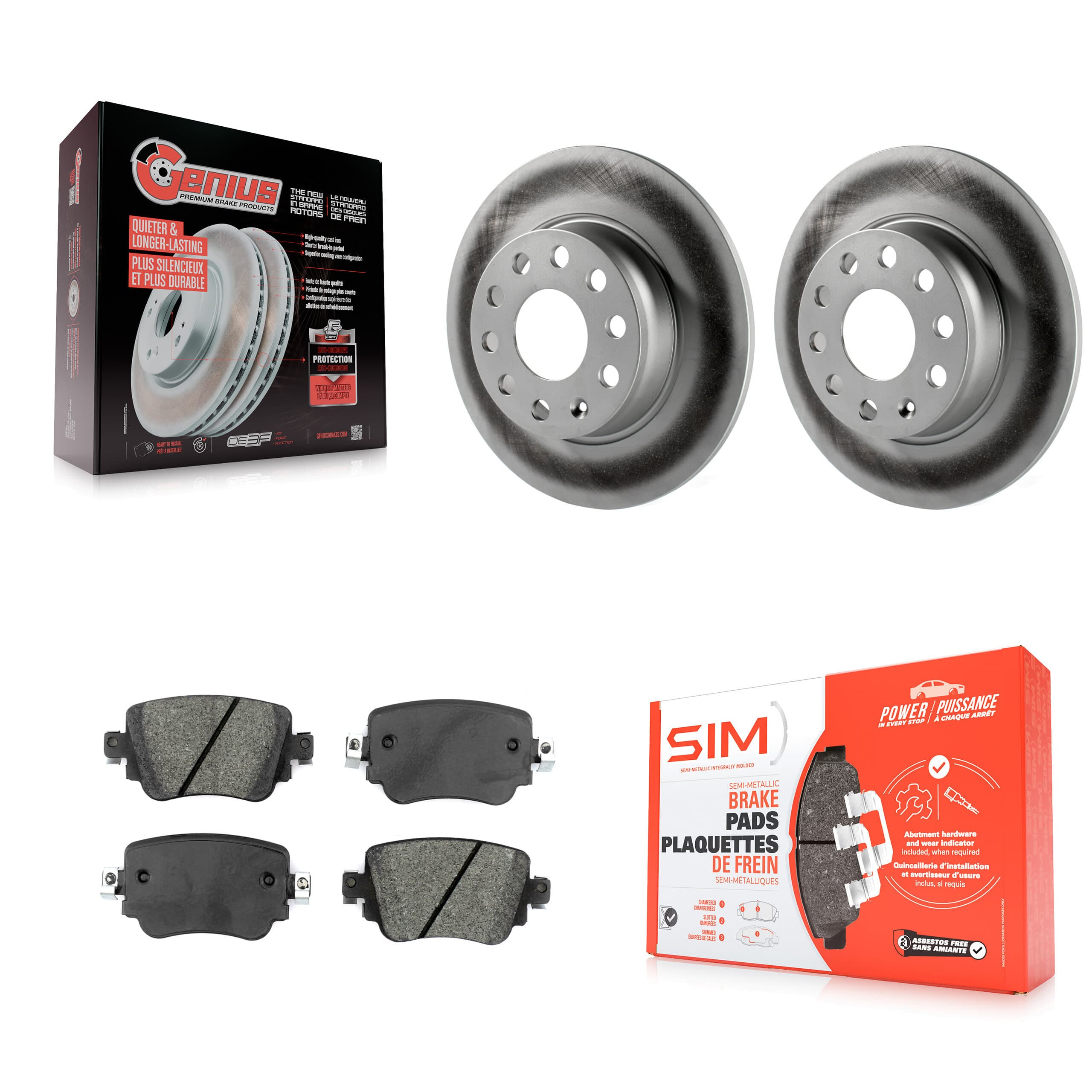 Transit Auto - KGS-101686 - Rear Disc Brake Kits image 1