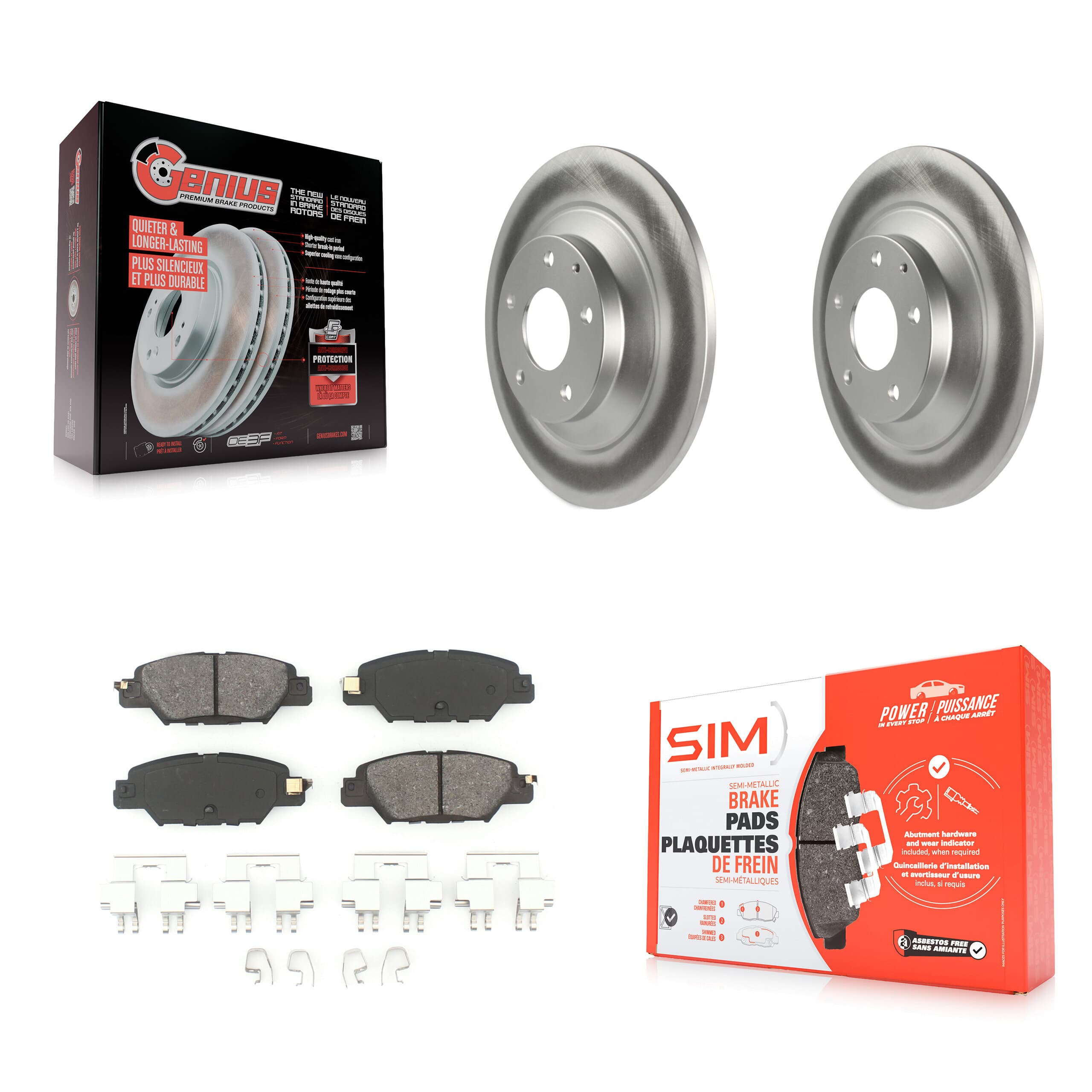 Transit Auto - KGS-101690 - Rear Disc Brake Kits image 1