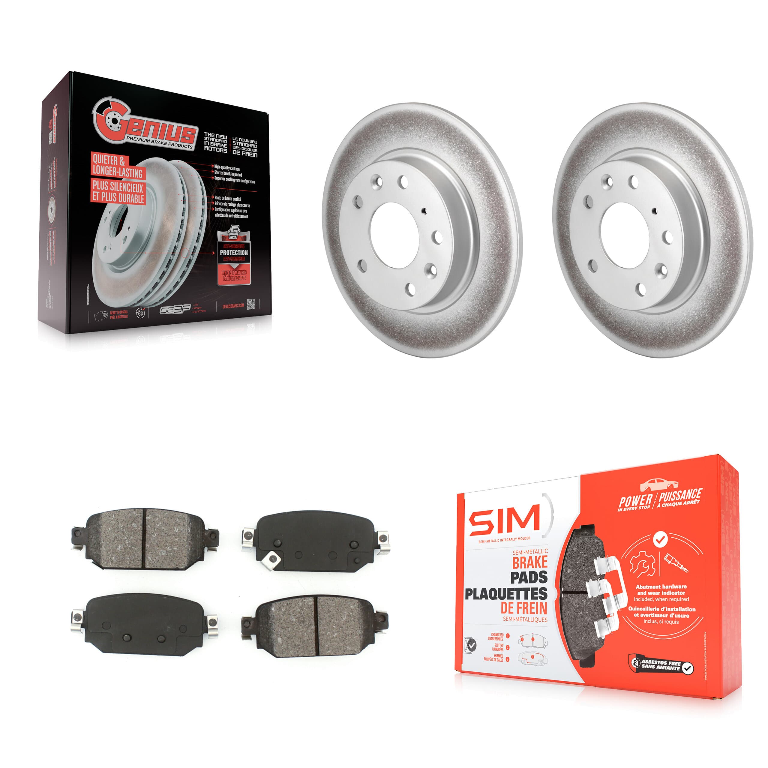Transit Auto - KGS-101693 - Rear Disc Brake Kits image 1
