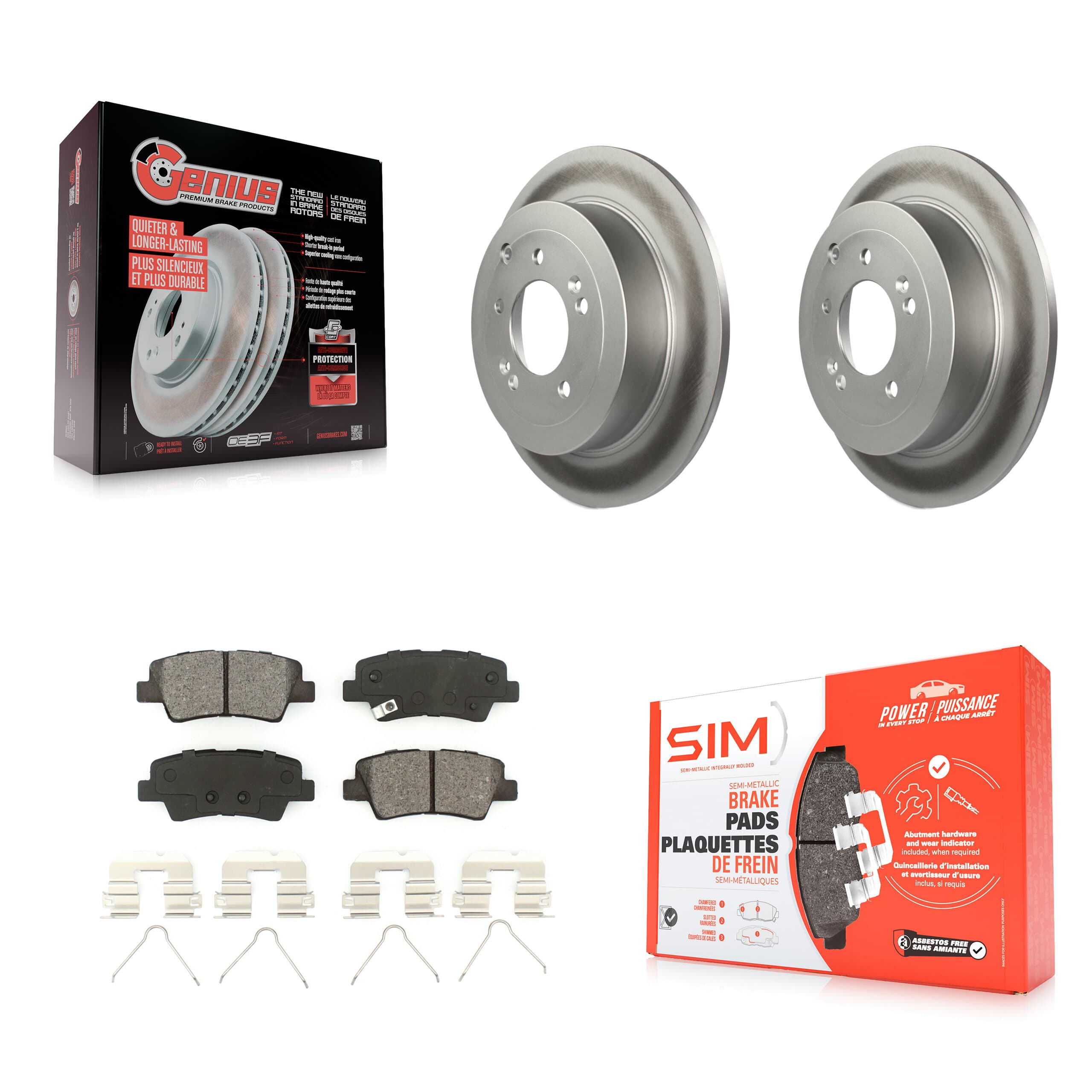 Transit Auto - KGS-101697 - Rear Disc Brake Kits image 1