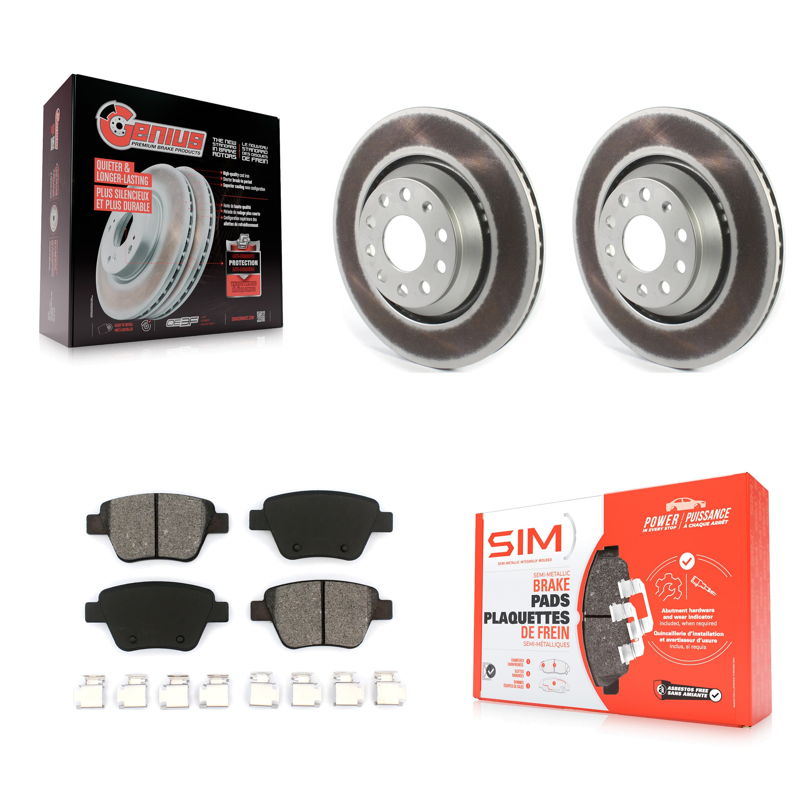 Transit Auto - KGS-101867 - Rear Disc Brake Kits image 1