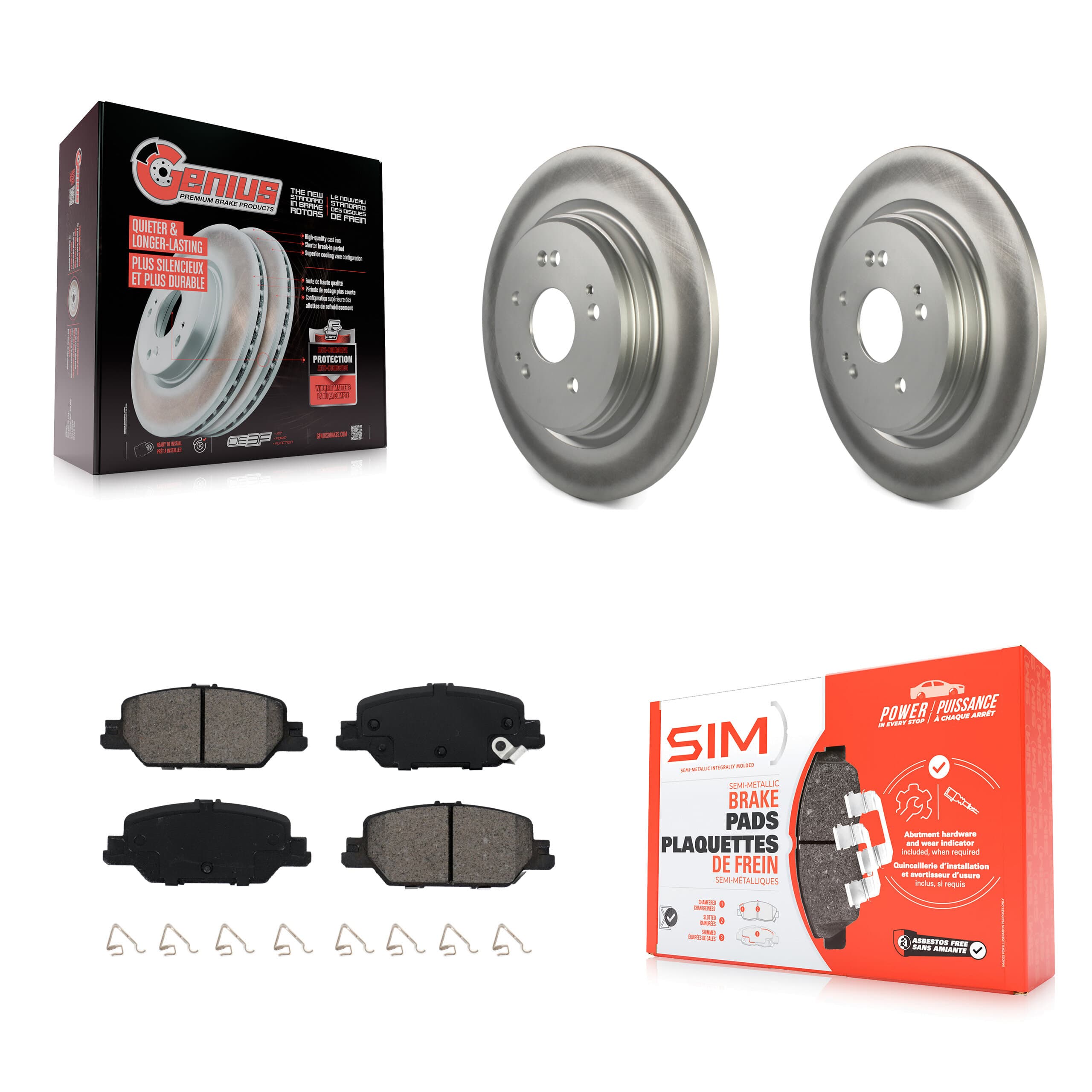 Transit Auto - KGS-101878 - Rear Disc Brake Kits image 1