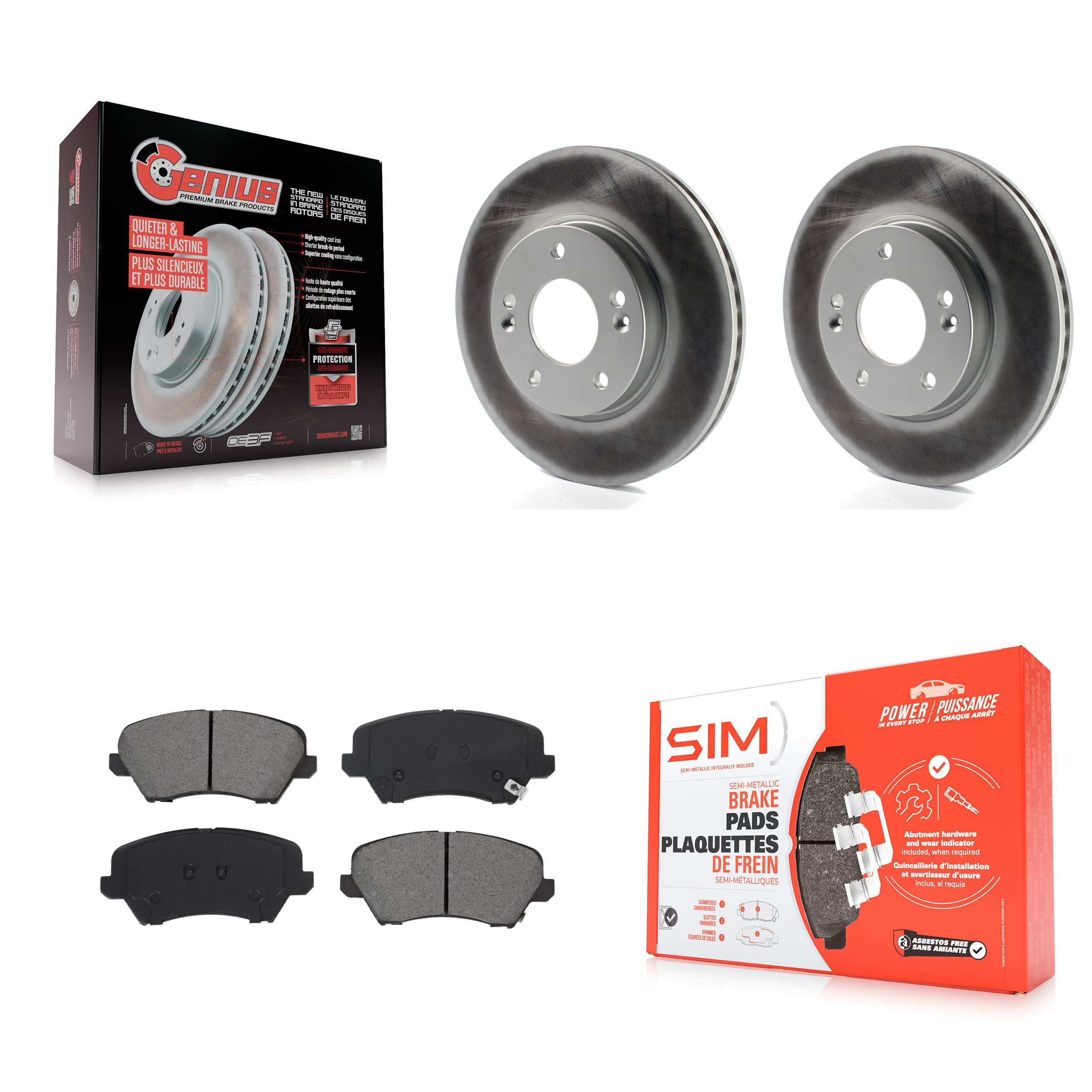 Transit Auto - KGS-101922 - Front Disc Brake Kits image 1