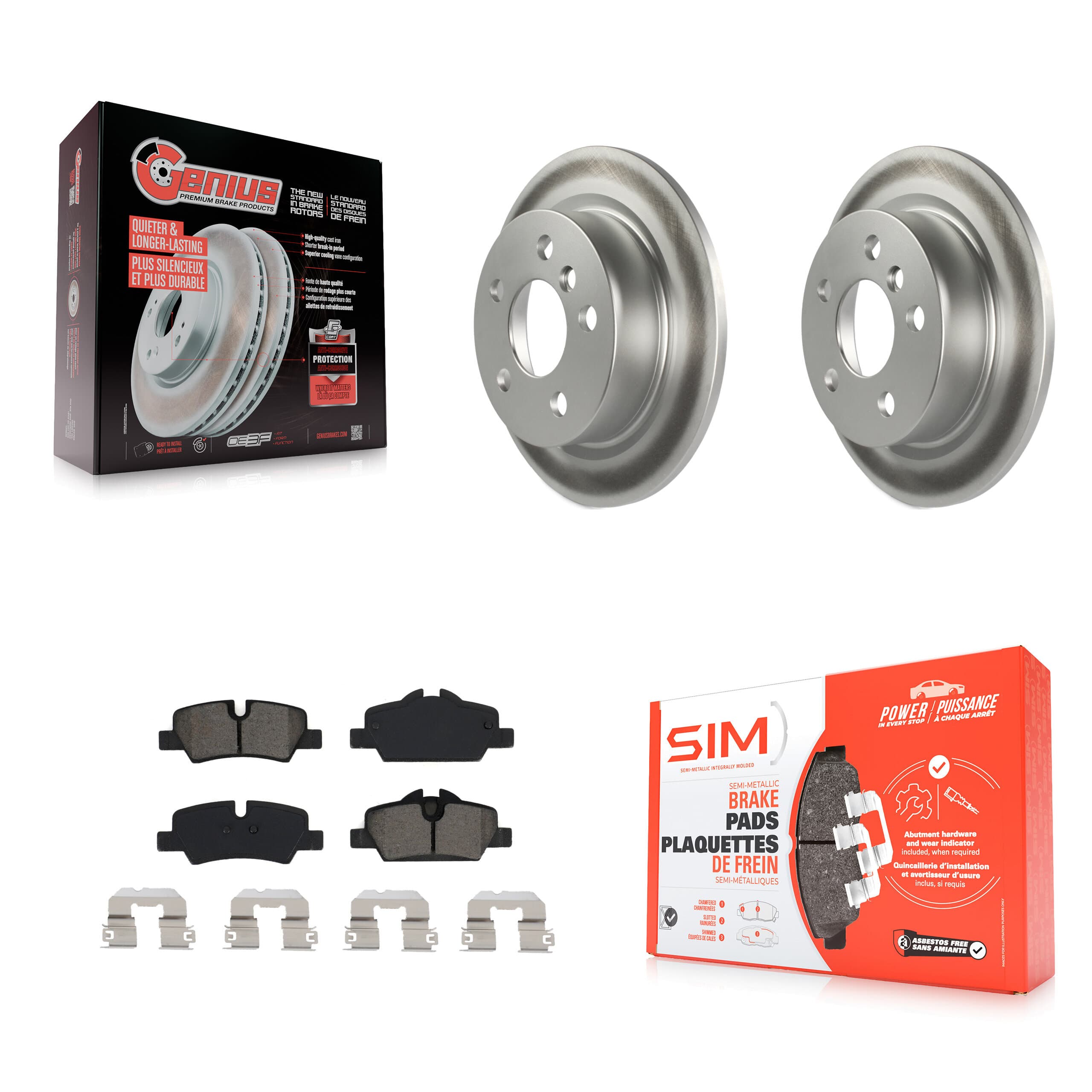 Transit Auto - KGS-102022 - Rear Disc Brake Kits image 1