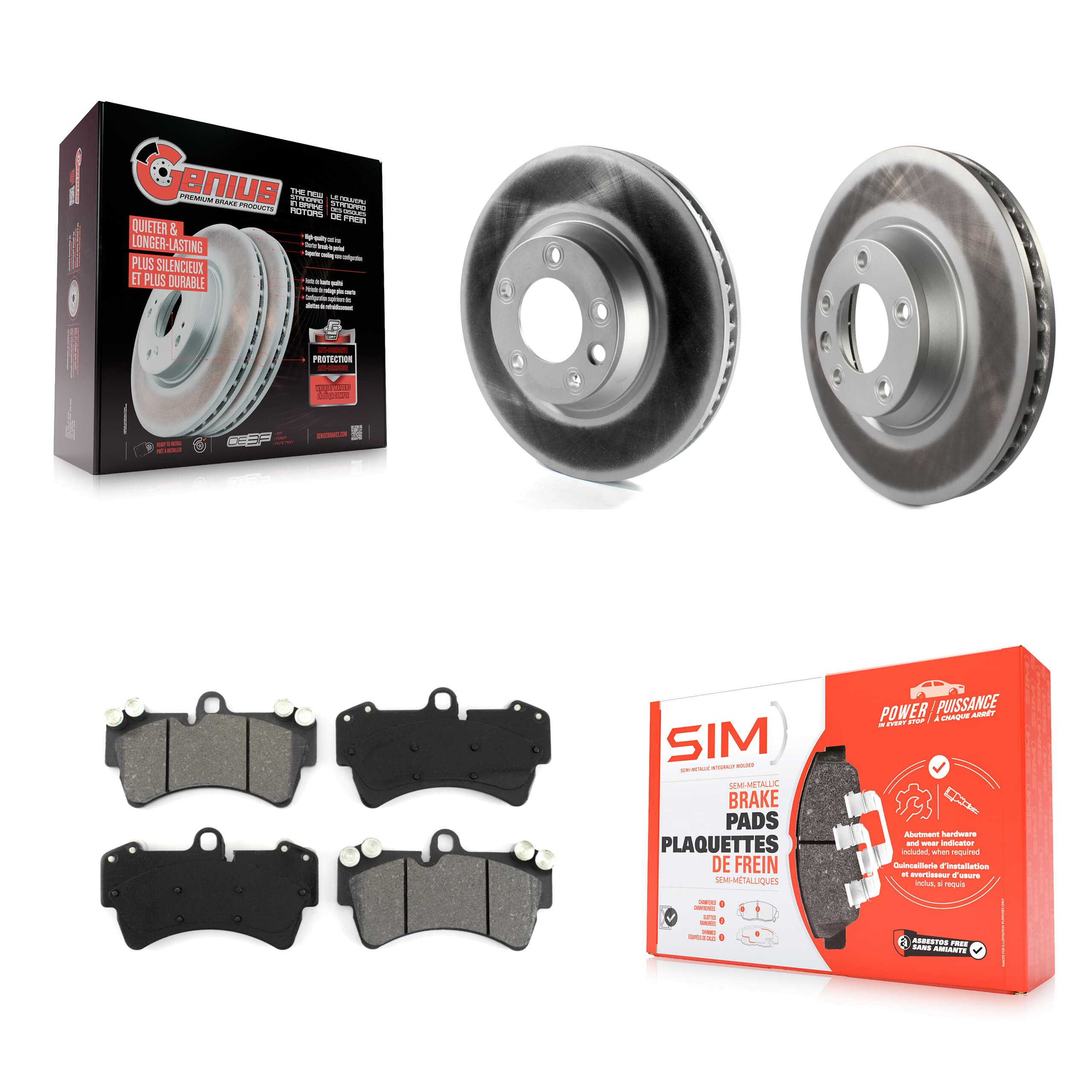 Transit Auto - KGS-102122 - Front Disc Brake Kits image 1