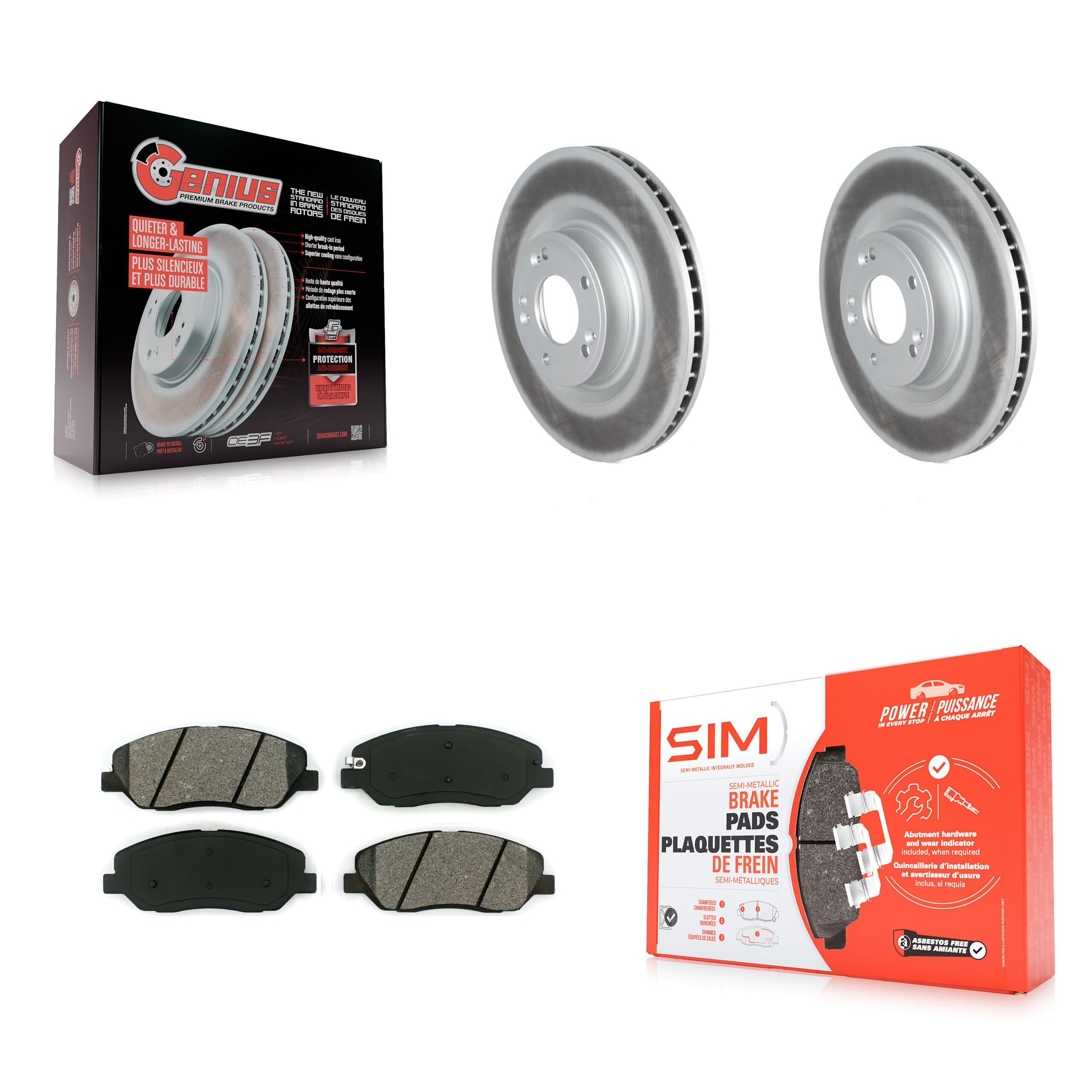 Transit Auto - KGS-102135 - Front Disc Brake Kits image 1