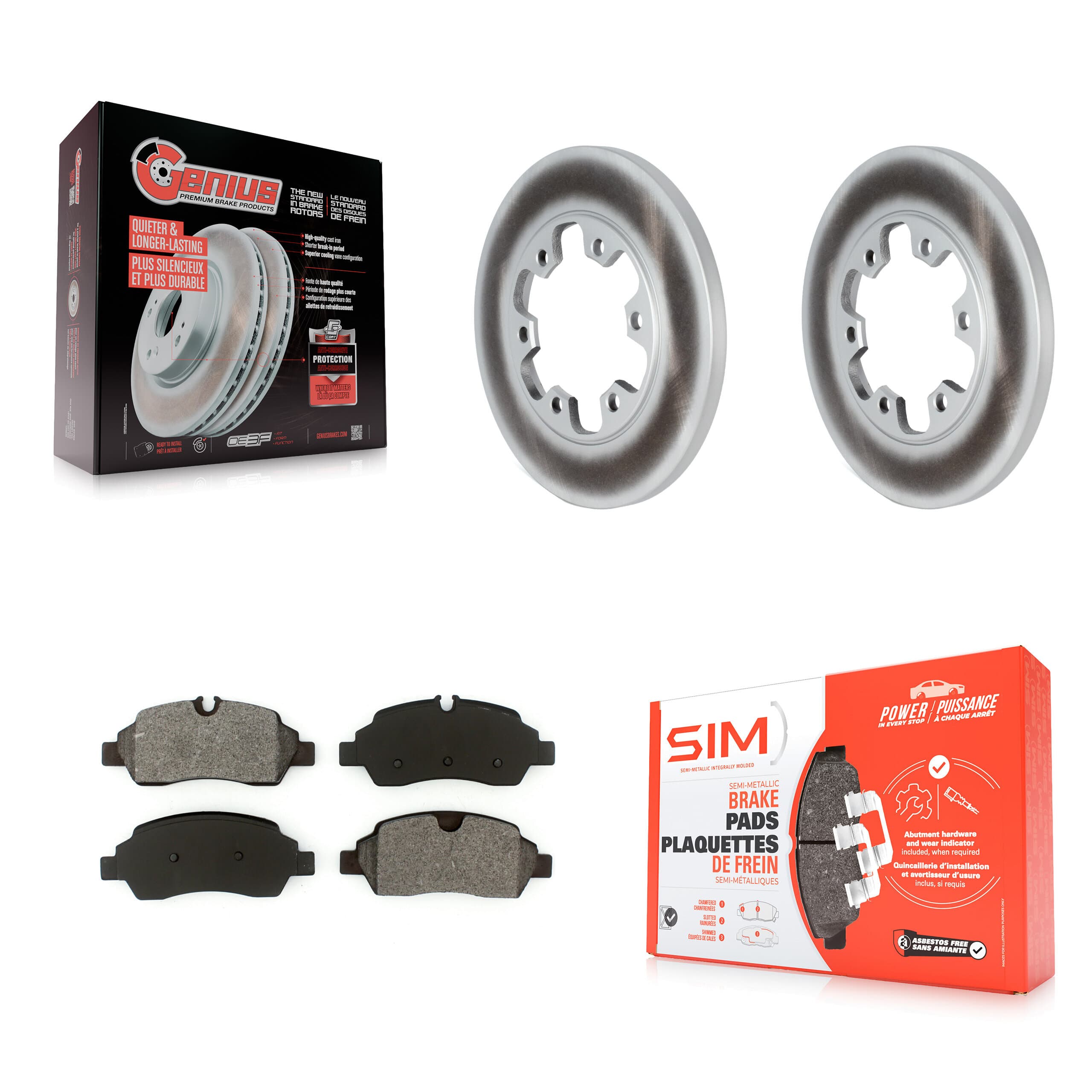 Transit Auto - KGS-102306 - Rear Disc Brake Kits image 1