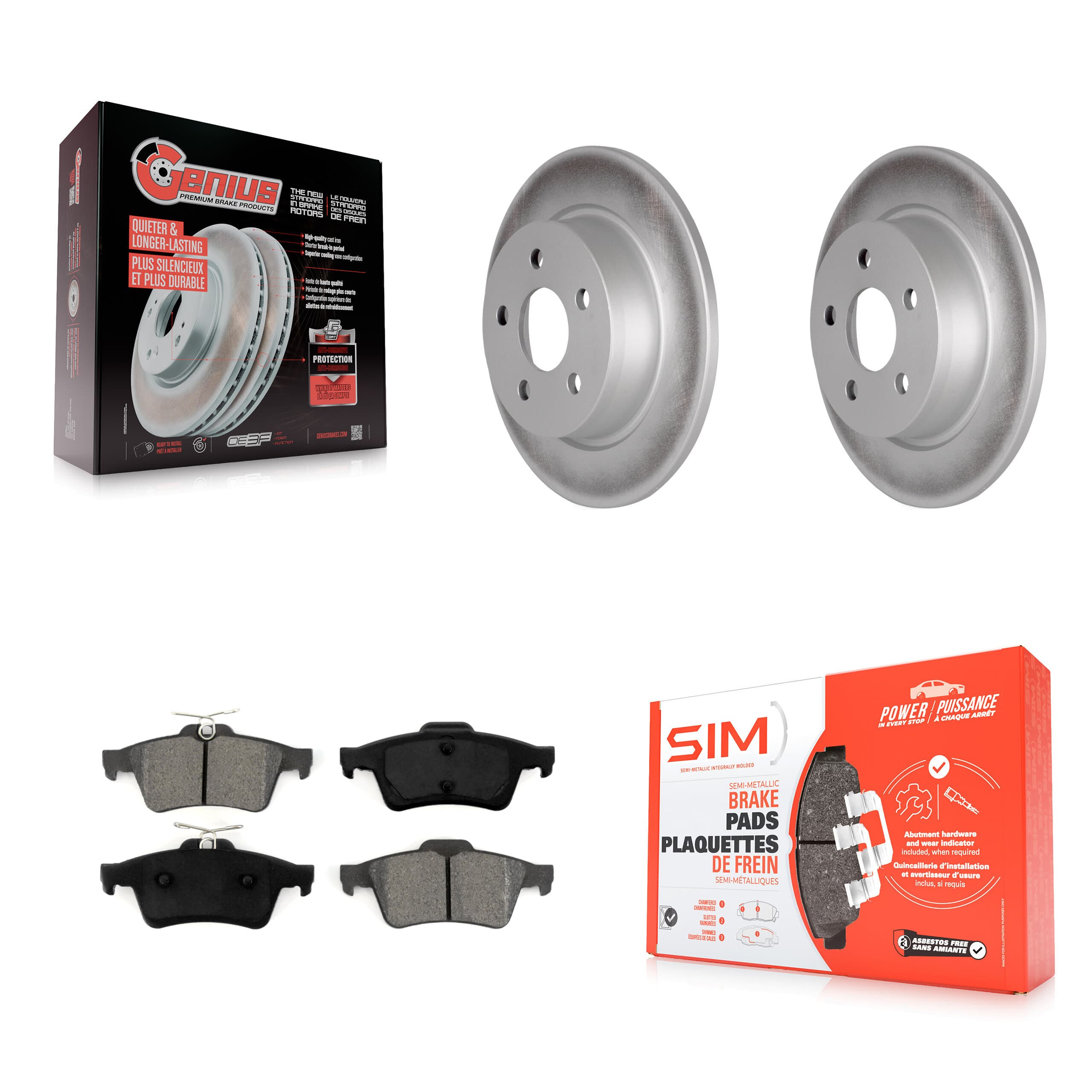 Transit Auto - KGS-102316 - Rear Disc Brake Kits image 1